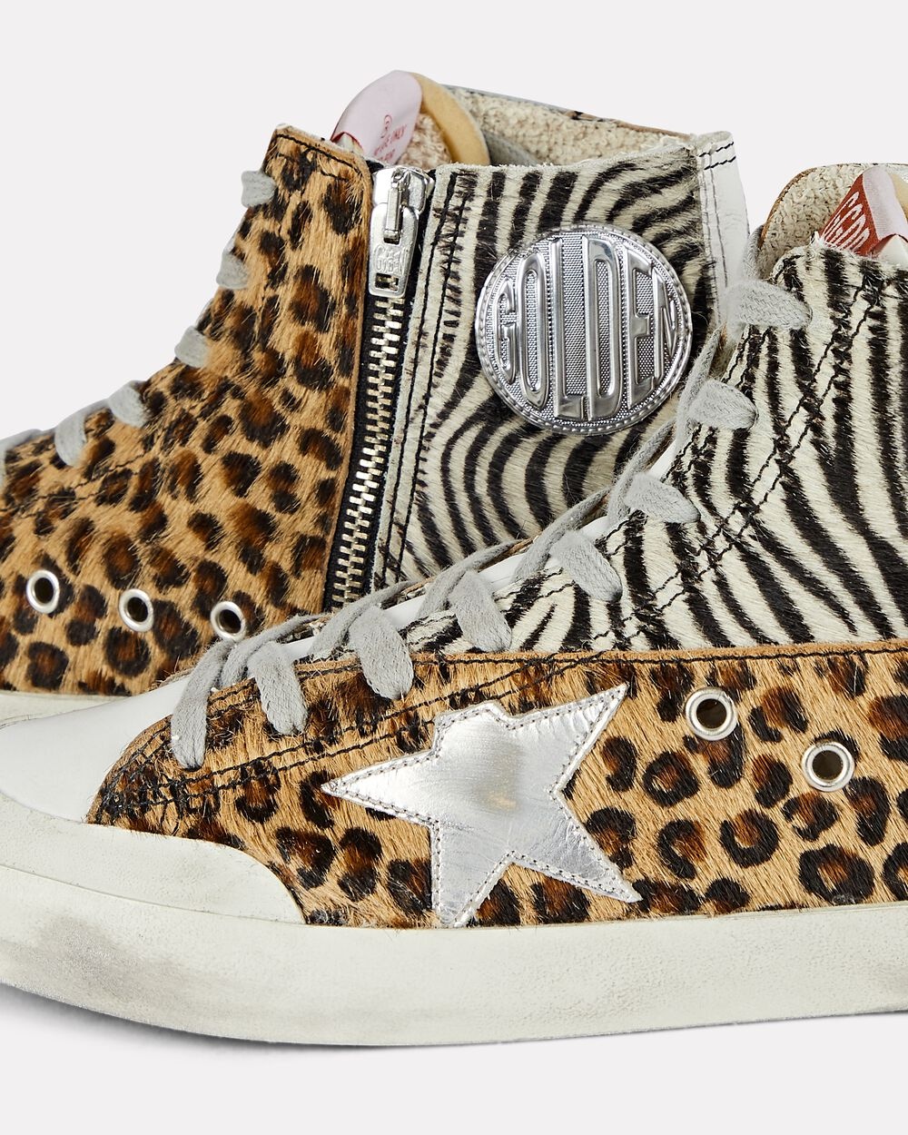 Francy Leopard High-Top Sneakers - 4