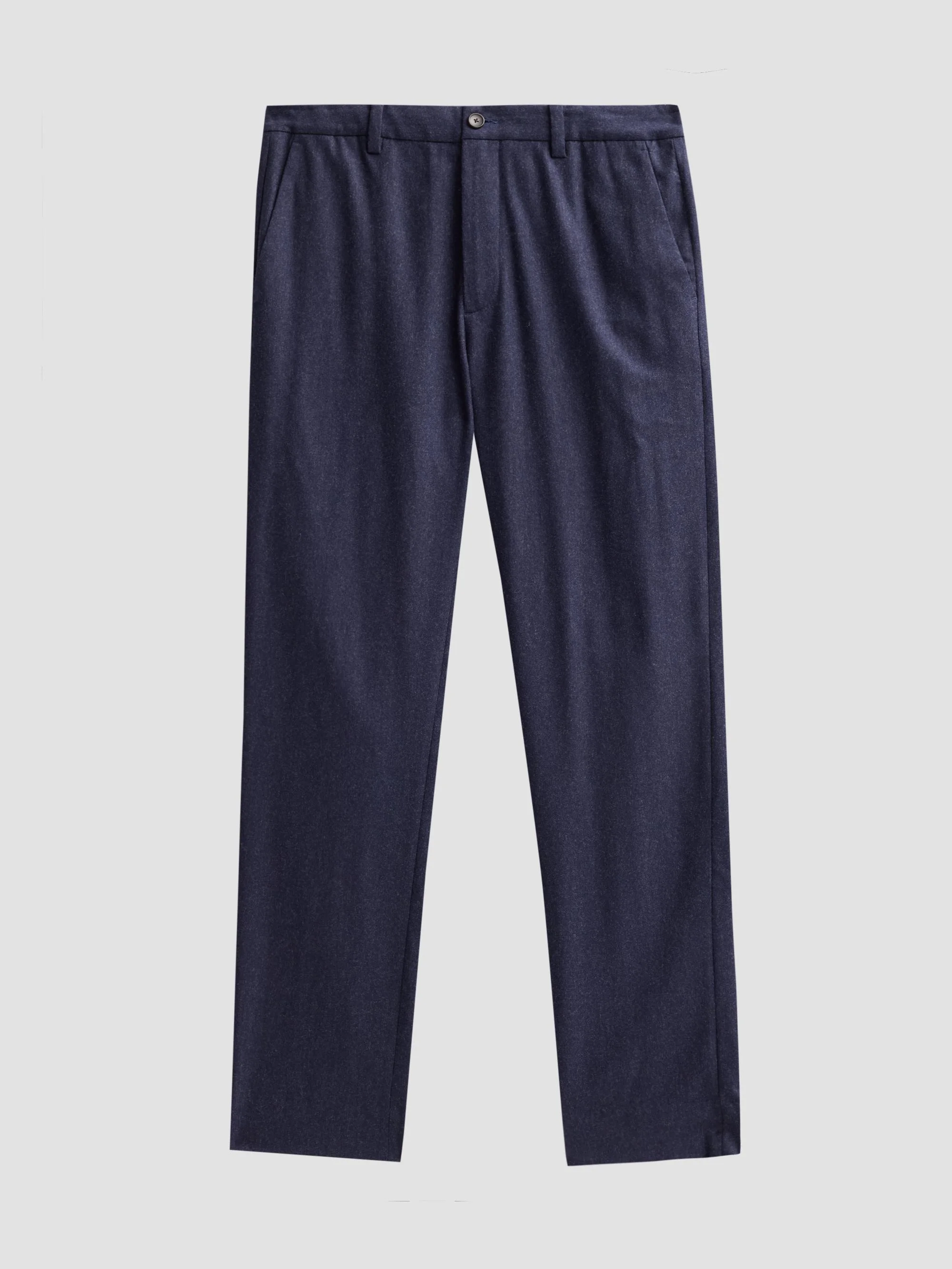 Men's Owen Wool Twill Trousers - Coastal - 1