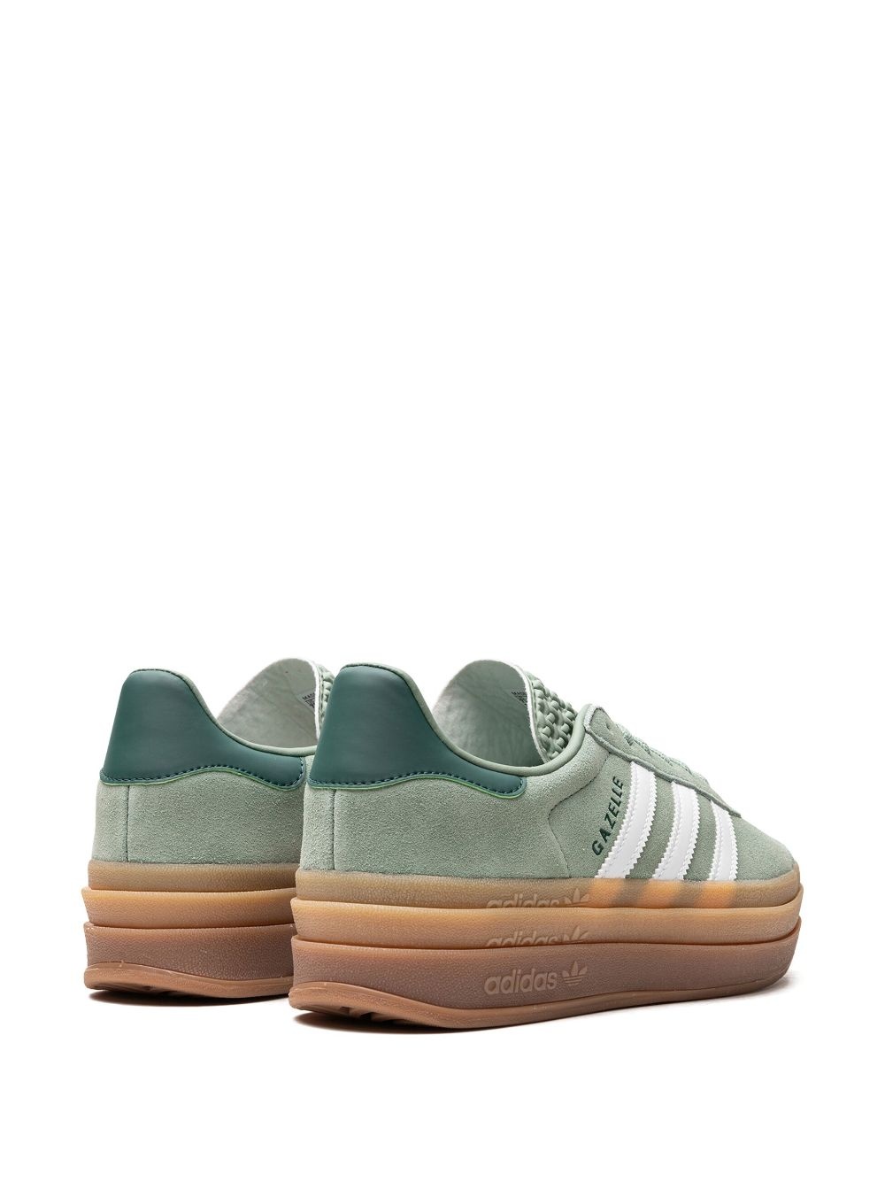 Gazelle Bold "Silver Green Gum" sneakers - 3