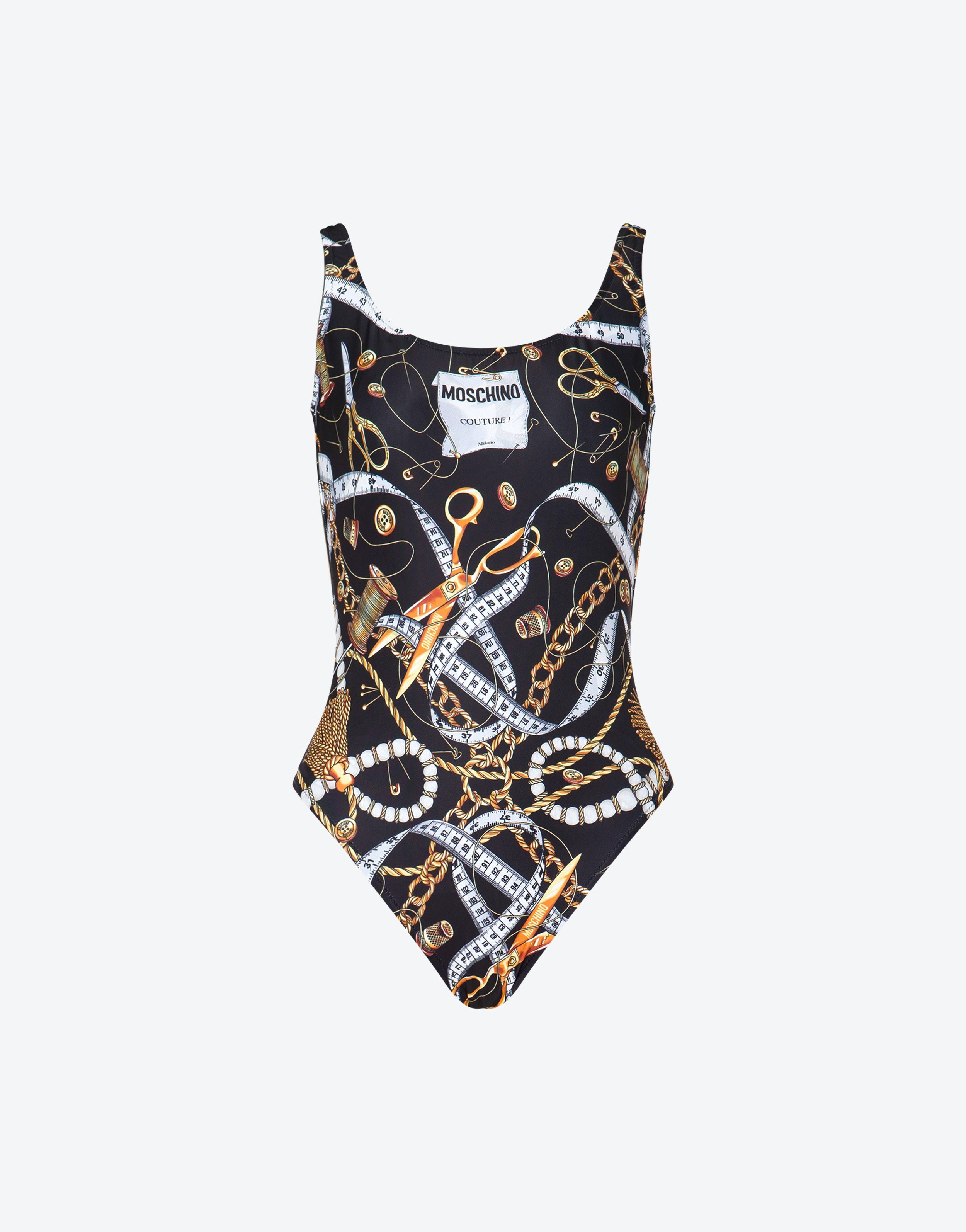 ALLOVER SARTORIAL ONE-PIECE SWIMSUIT - 1
