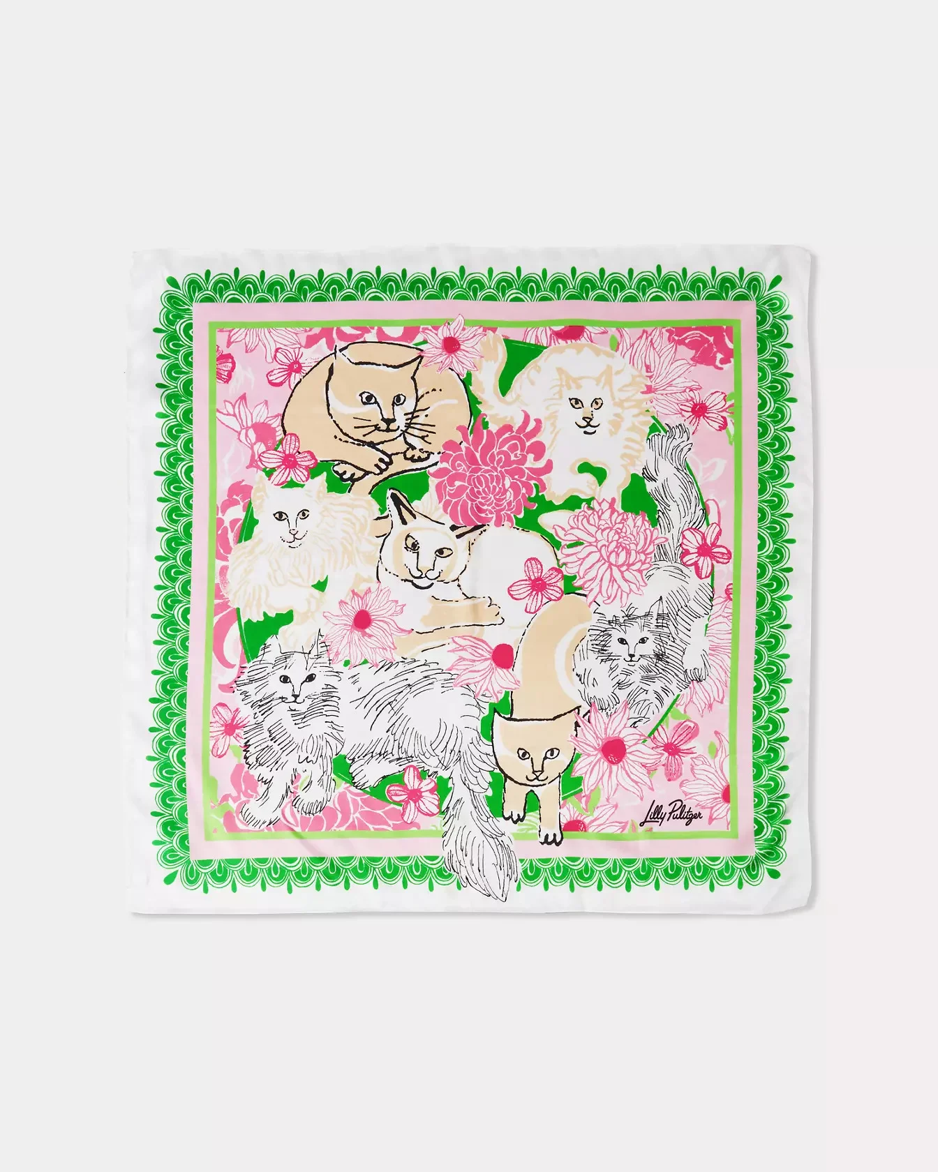 Poinciana Silk Scarf - 1