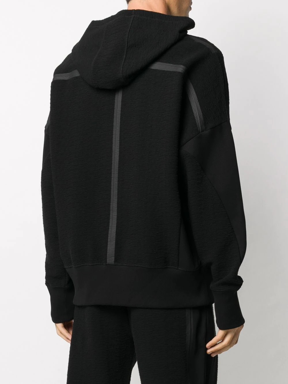 concealed zipped hoodie - 4