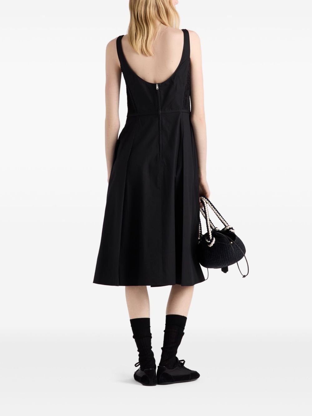 cotton midi dress - 3