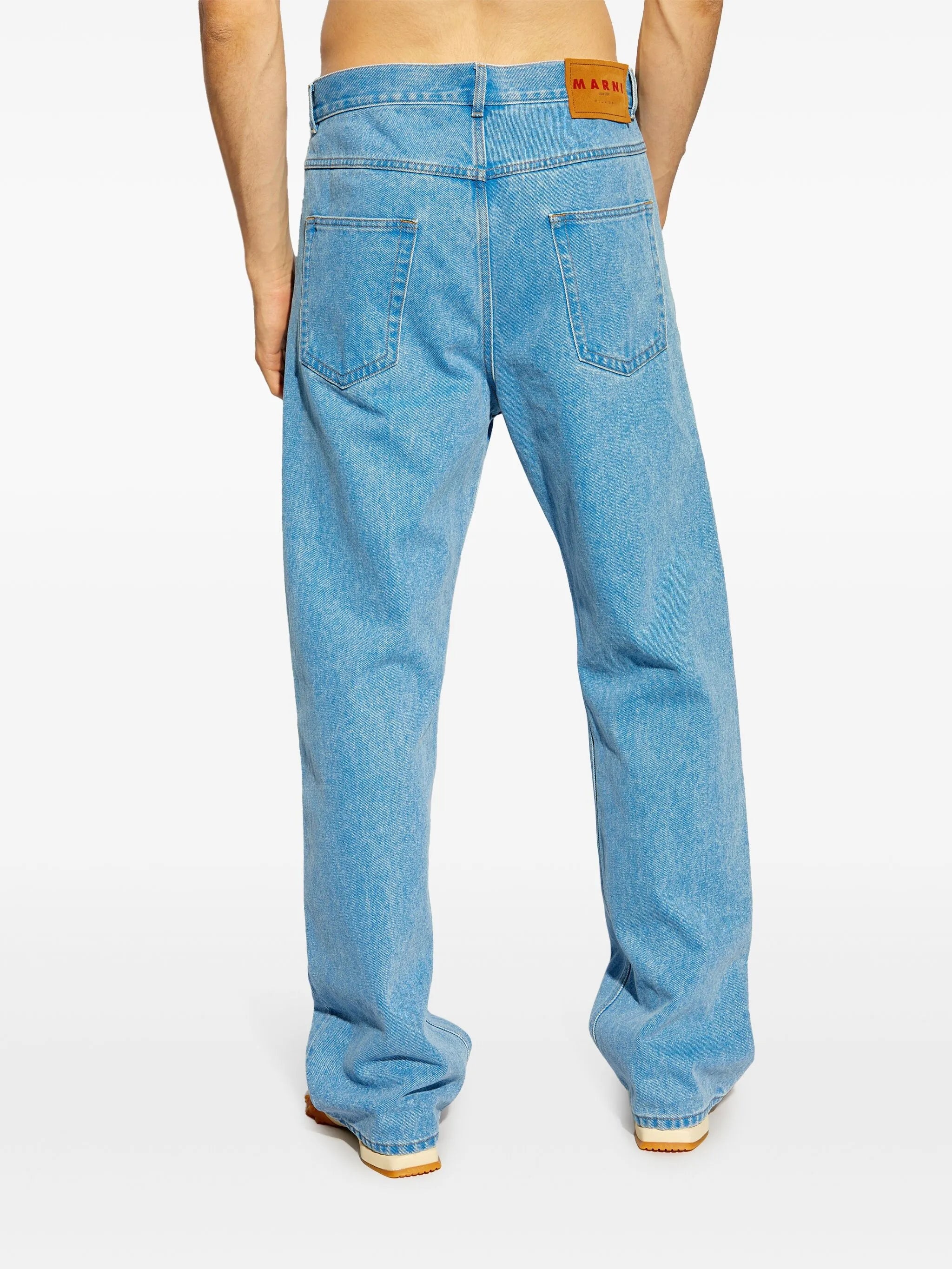 Logo-patch Cotton Jeans - 3