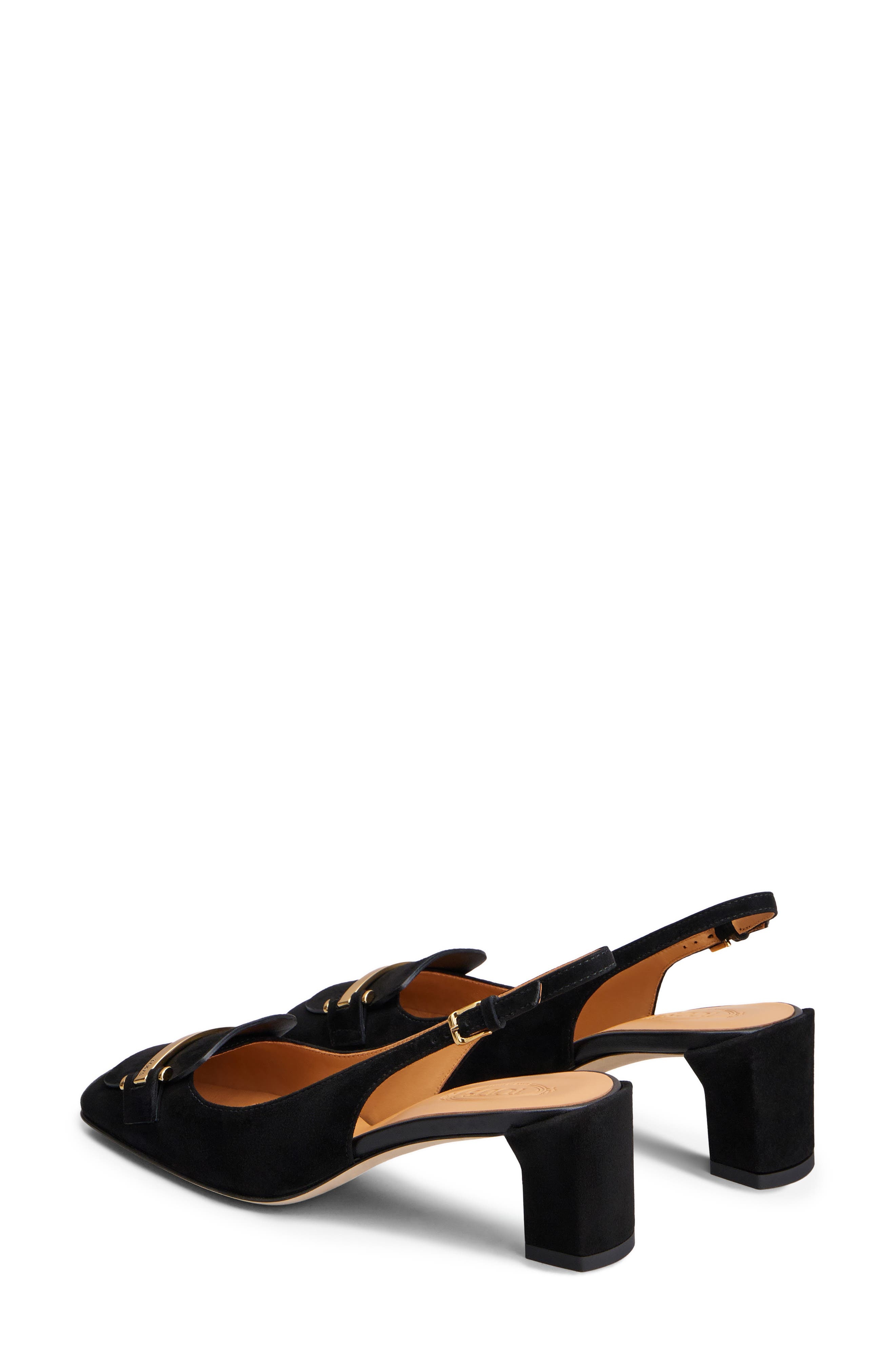 Tod's Barretta Slingback Pump (Women in Nero at Nordstrom - 2