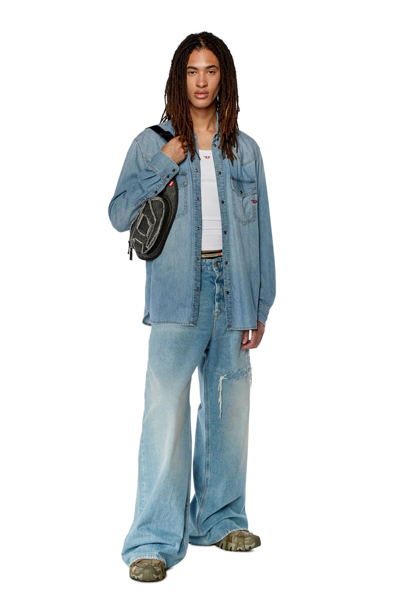 Diesel STRAIGHT JEANS D-RISE 09E25 | REVERSIBLE