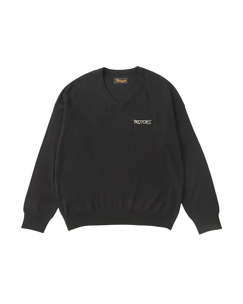 SELMER V-NECK KNIT BLACK - 1