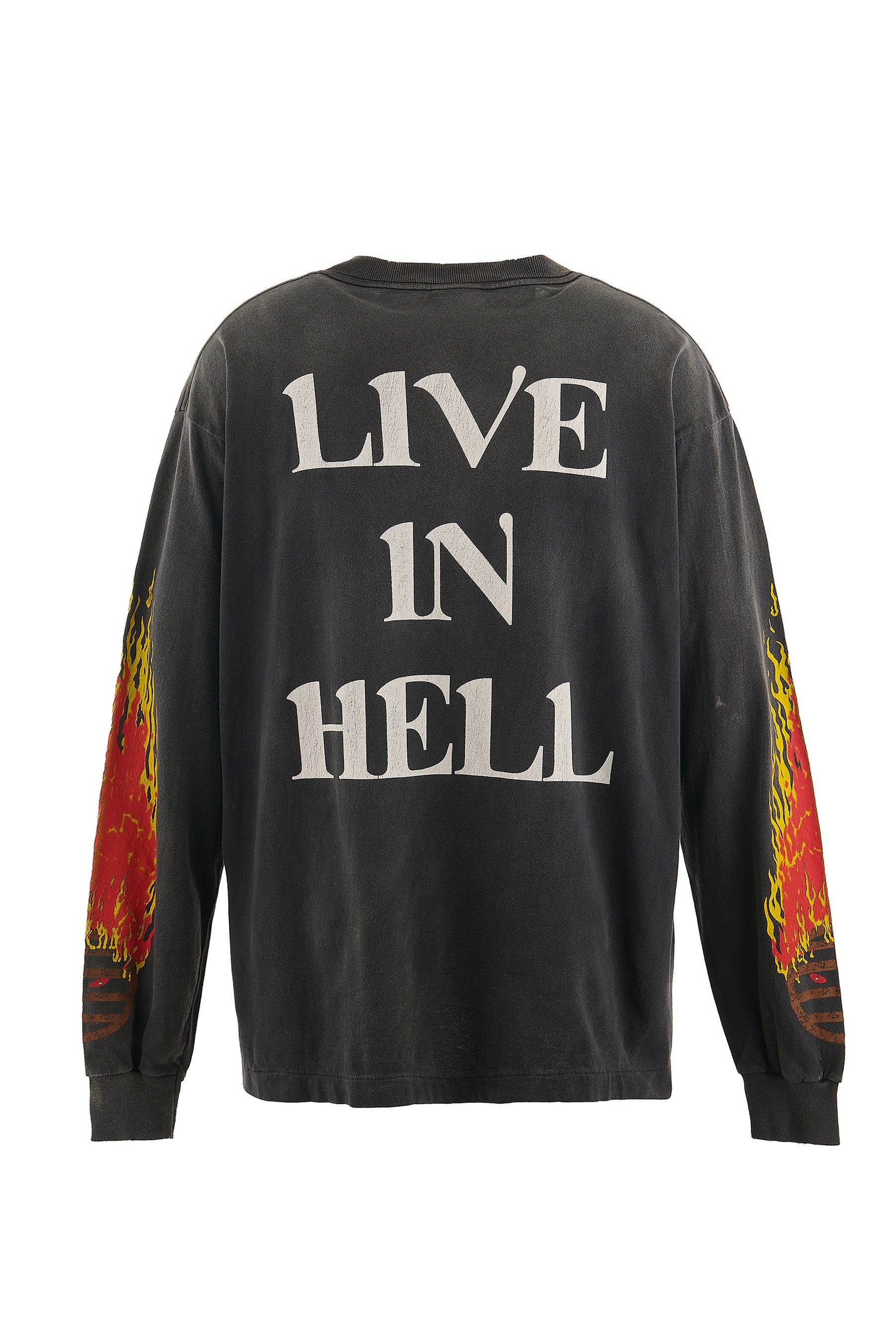 LS TEE/LIVE IN HELL / BLK - 2