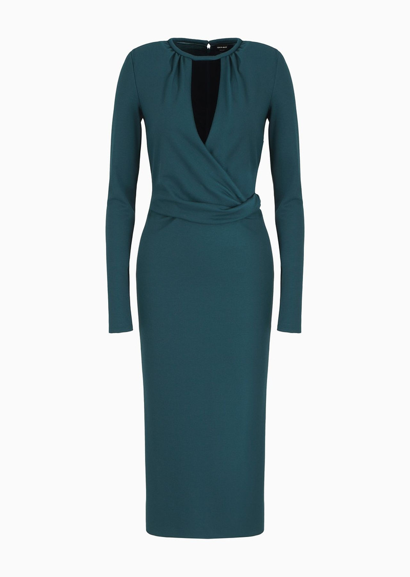 ASV viscose-blend midi dress - 1