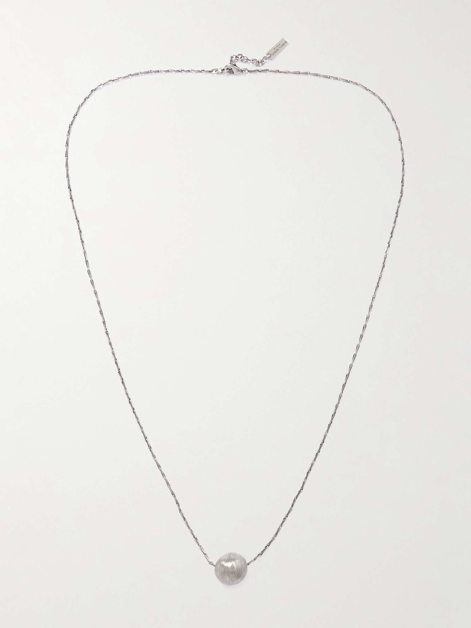 Oxidised Silver-Tone Pendant Necklace - 4
