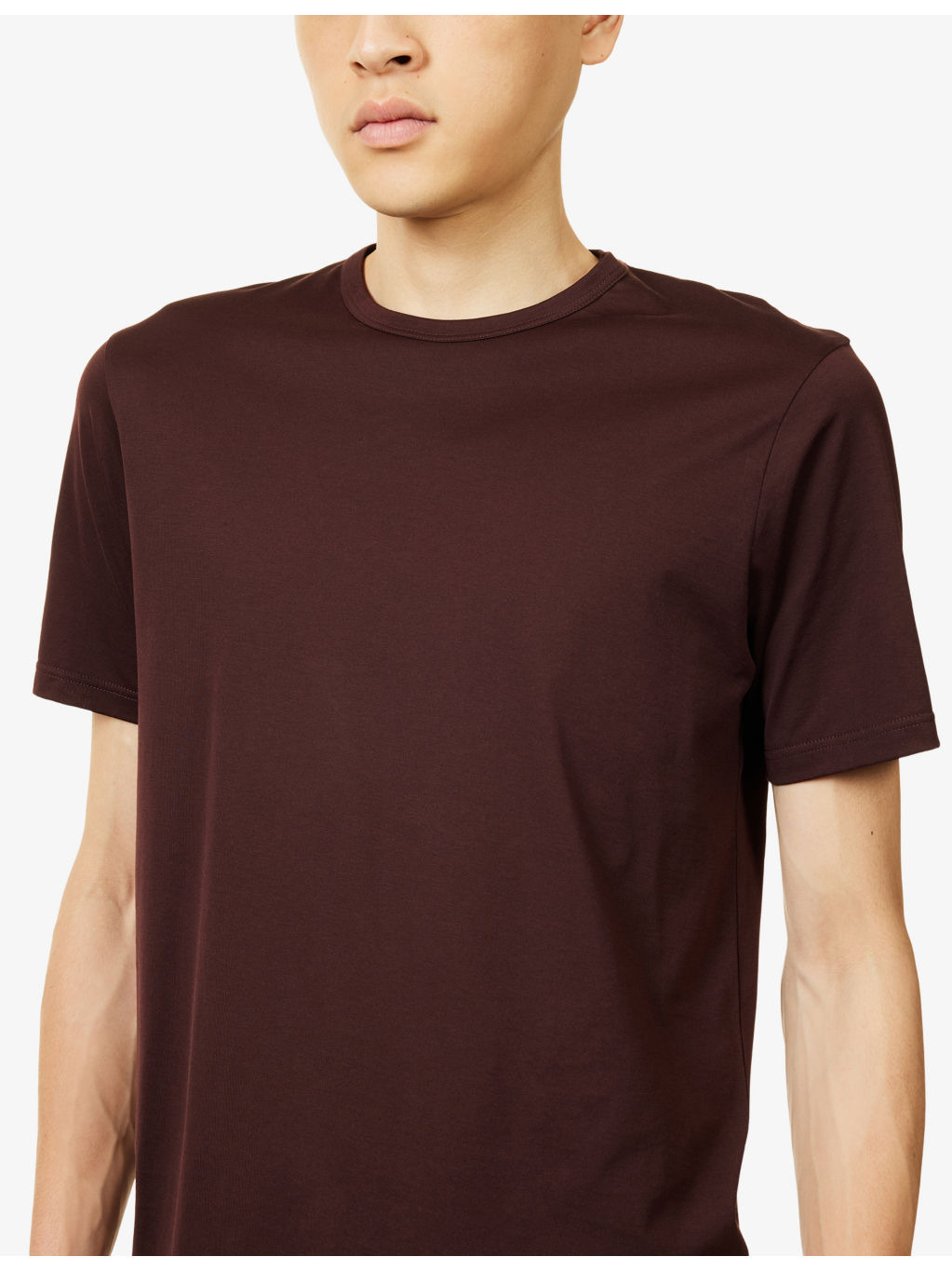Short-Sleeve Classic Cotton-Jersey T-Shirt - 5