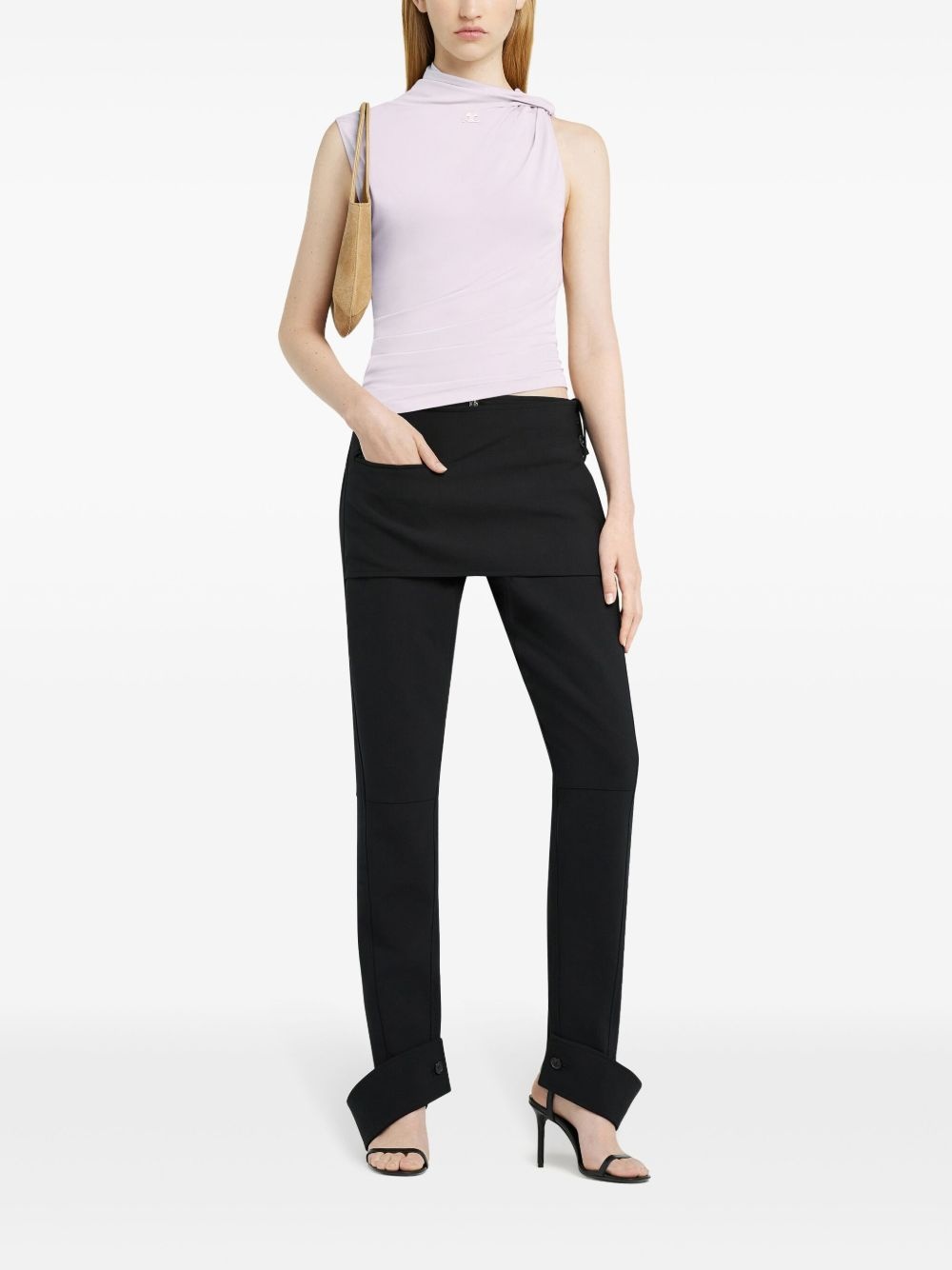 draped top - 2