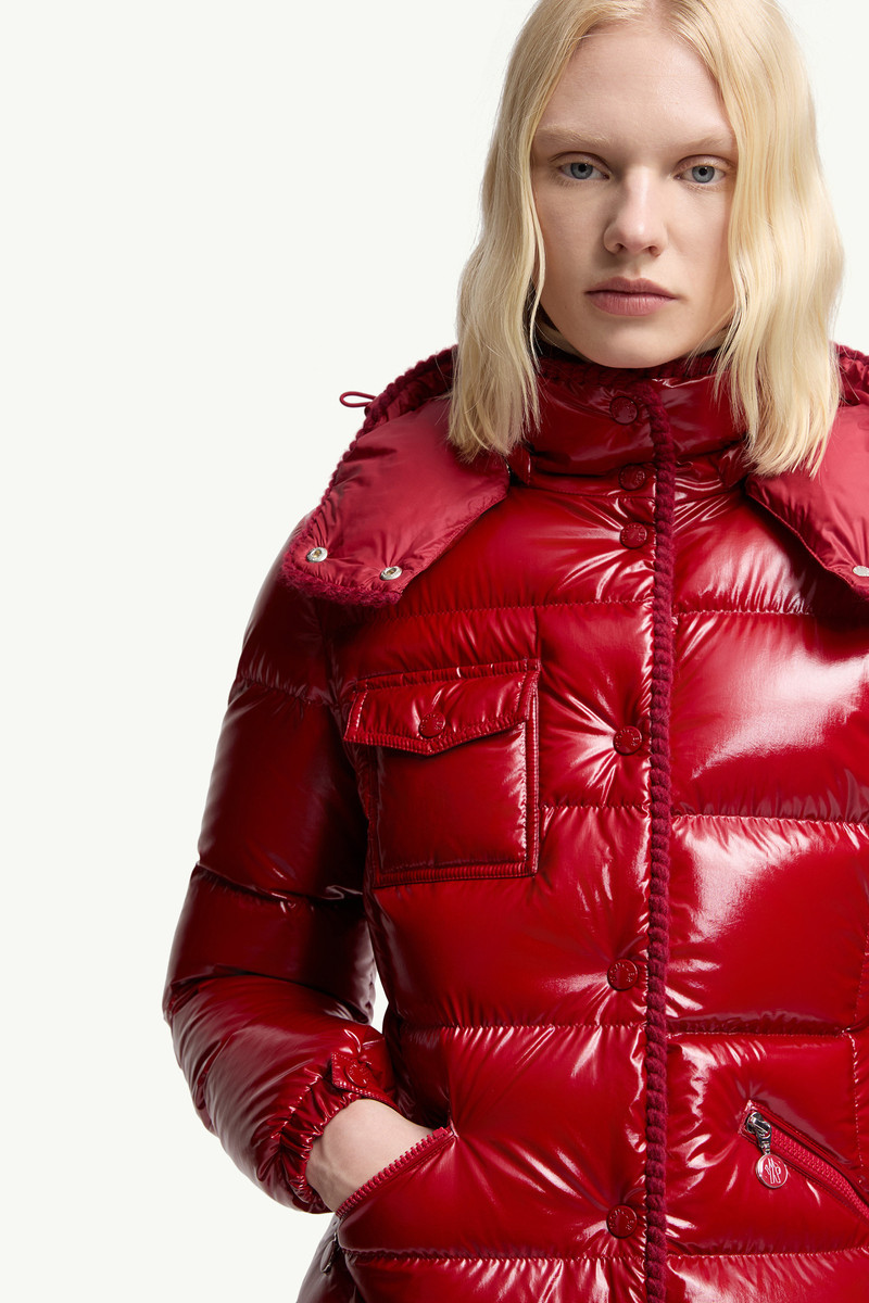 Glareins Braided Trim Hooded Short Down Jacket 7