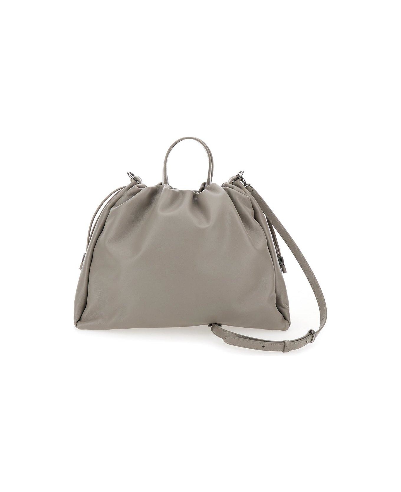 Monili Chain Detailed Drawstring Tote Bag - 2