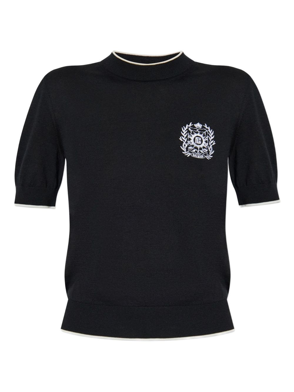 ribbed T-shirt - 1