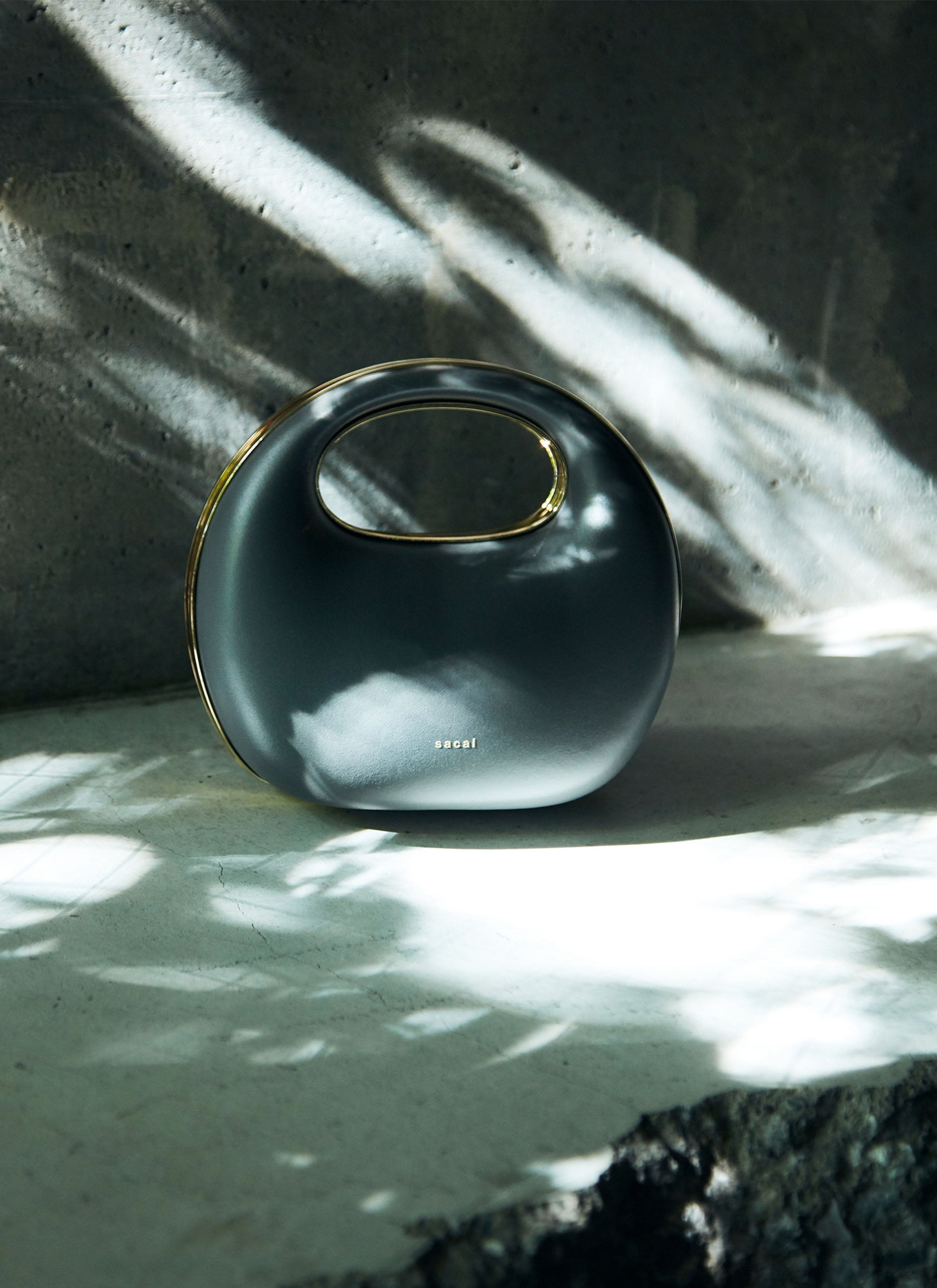 Leather Round Bag - 4