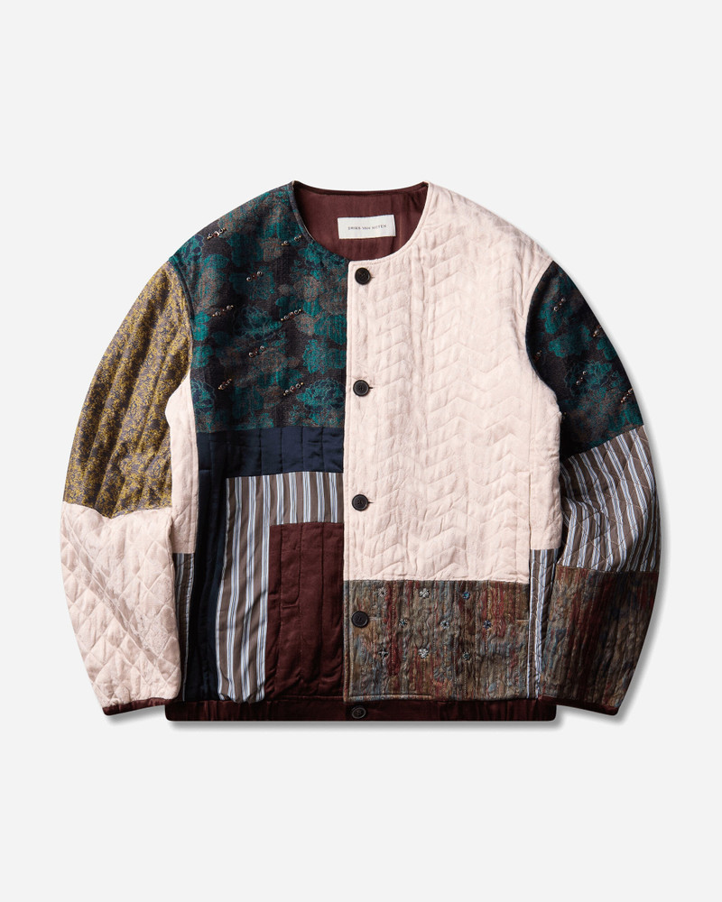Men's Embroidered Patchwork Jacket Multicolor 1