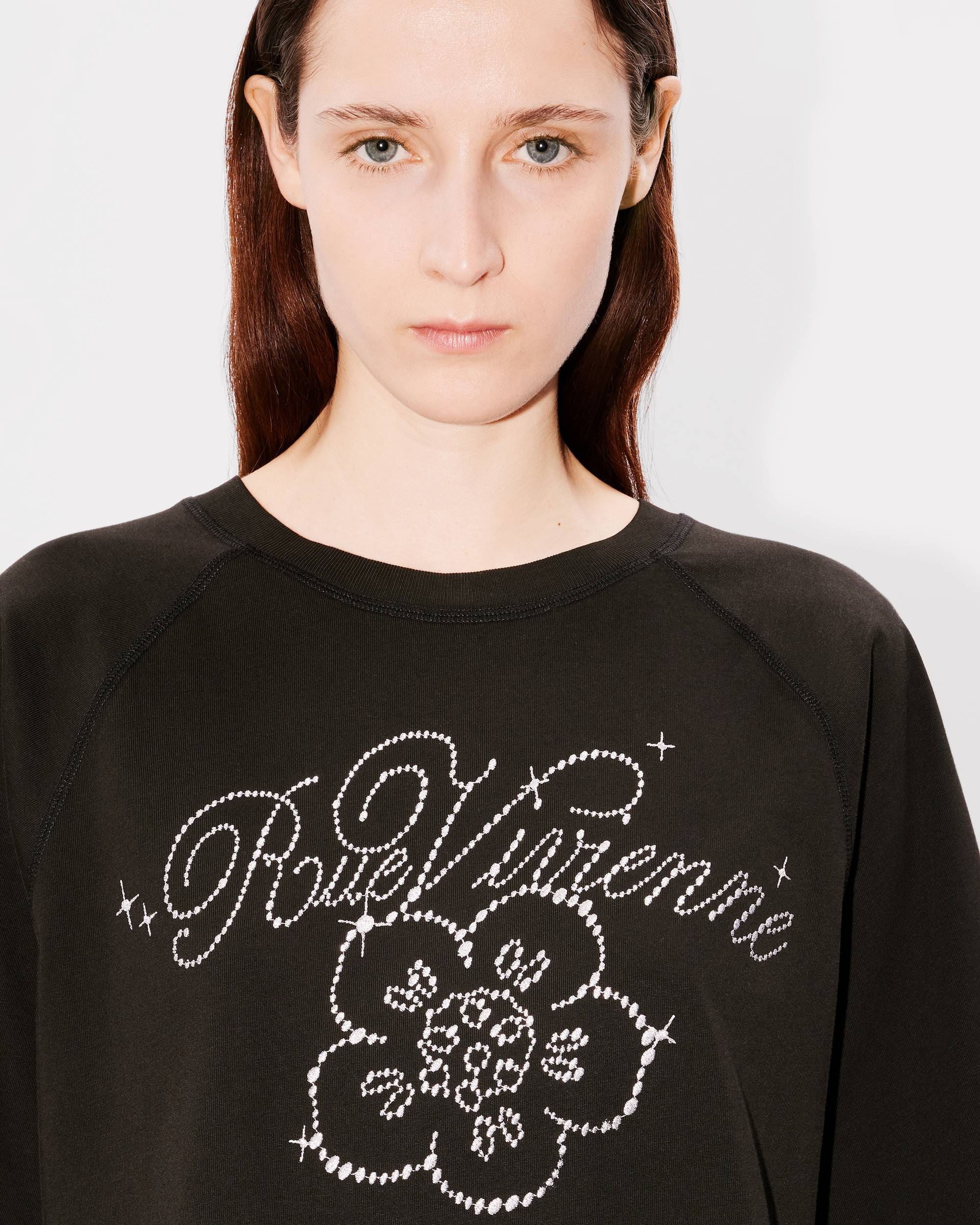 'KENZO Constellation' embroidered cropped T-shirt - 7