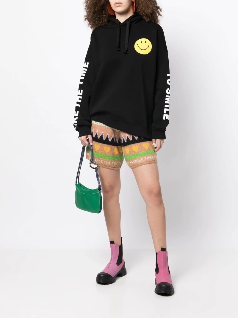 Joshua Sanders Landscape knitted shorts outlook