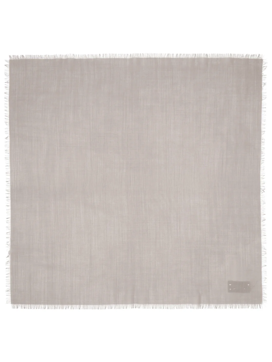 Taupe Wool Gaze Scarf - 1