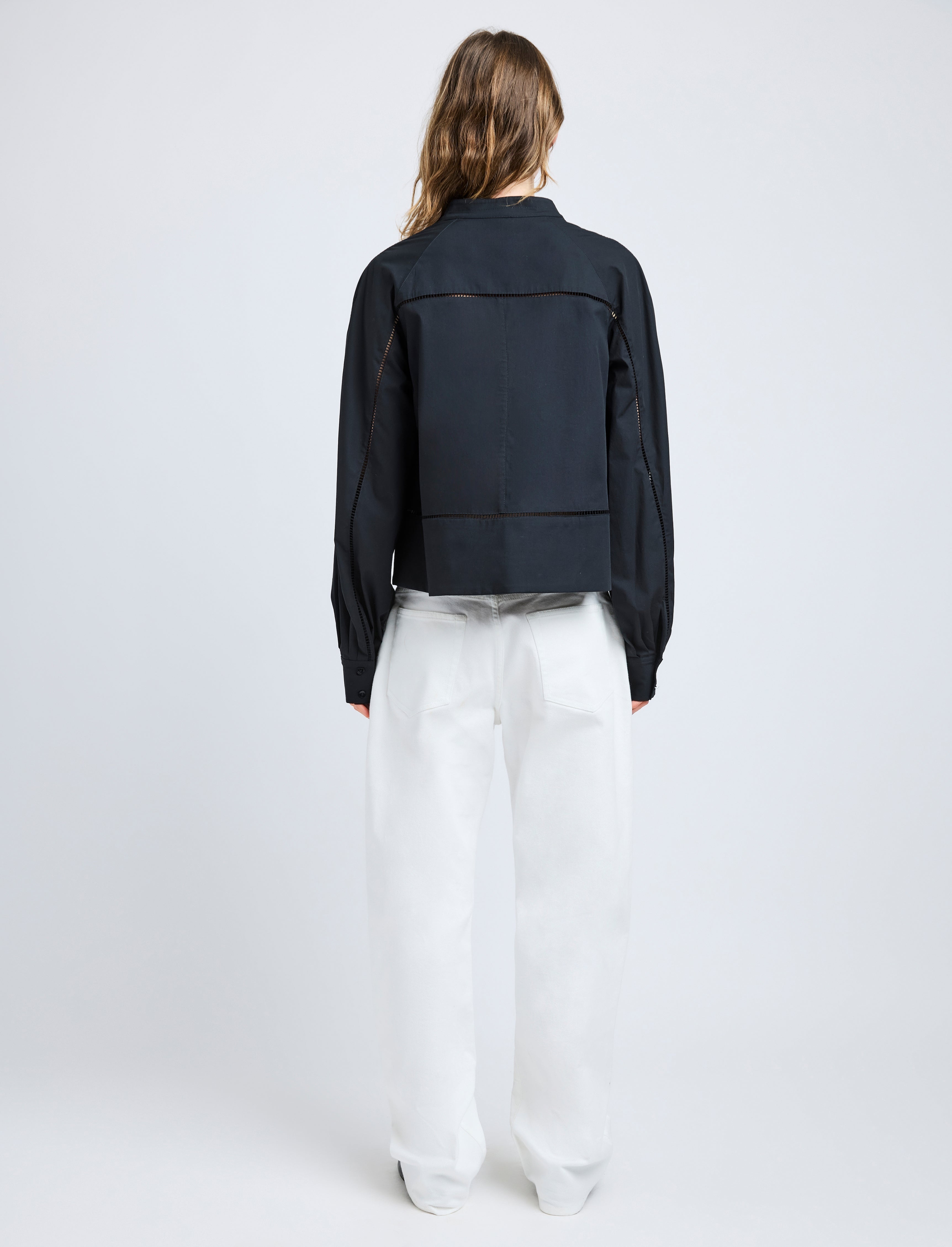 Grayson Top in Eco Cotton Poplin - 5