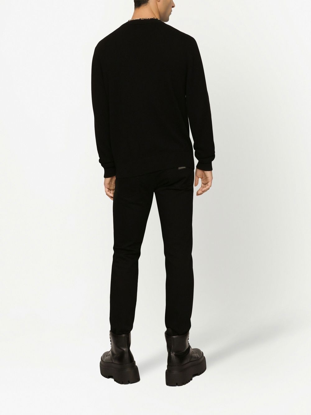 high-rise straight-leg jeans - 4
