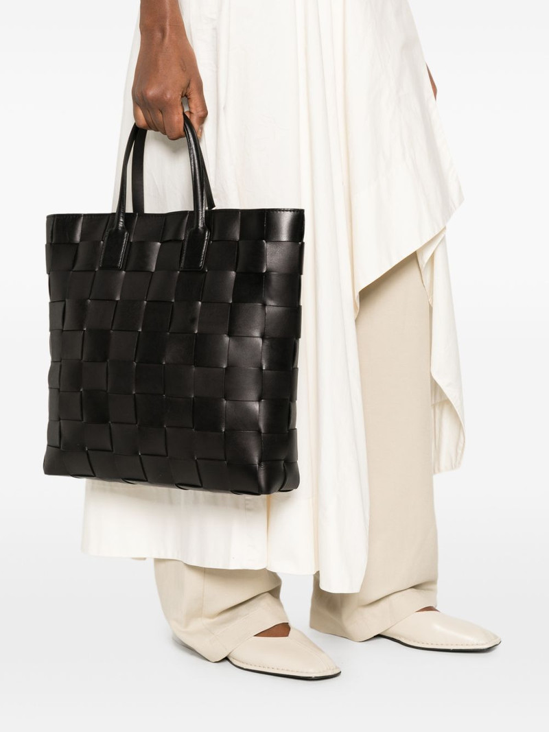 DRAGON DIFFUSION medium Pino woven top-handle tote bag outlook