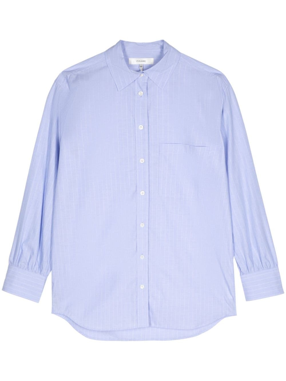 pinstripe poplin shirt - 1