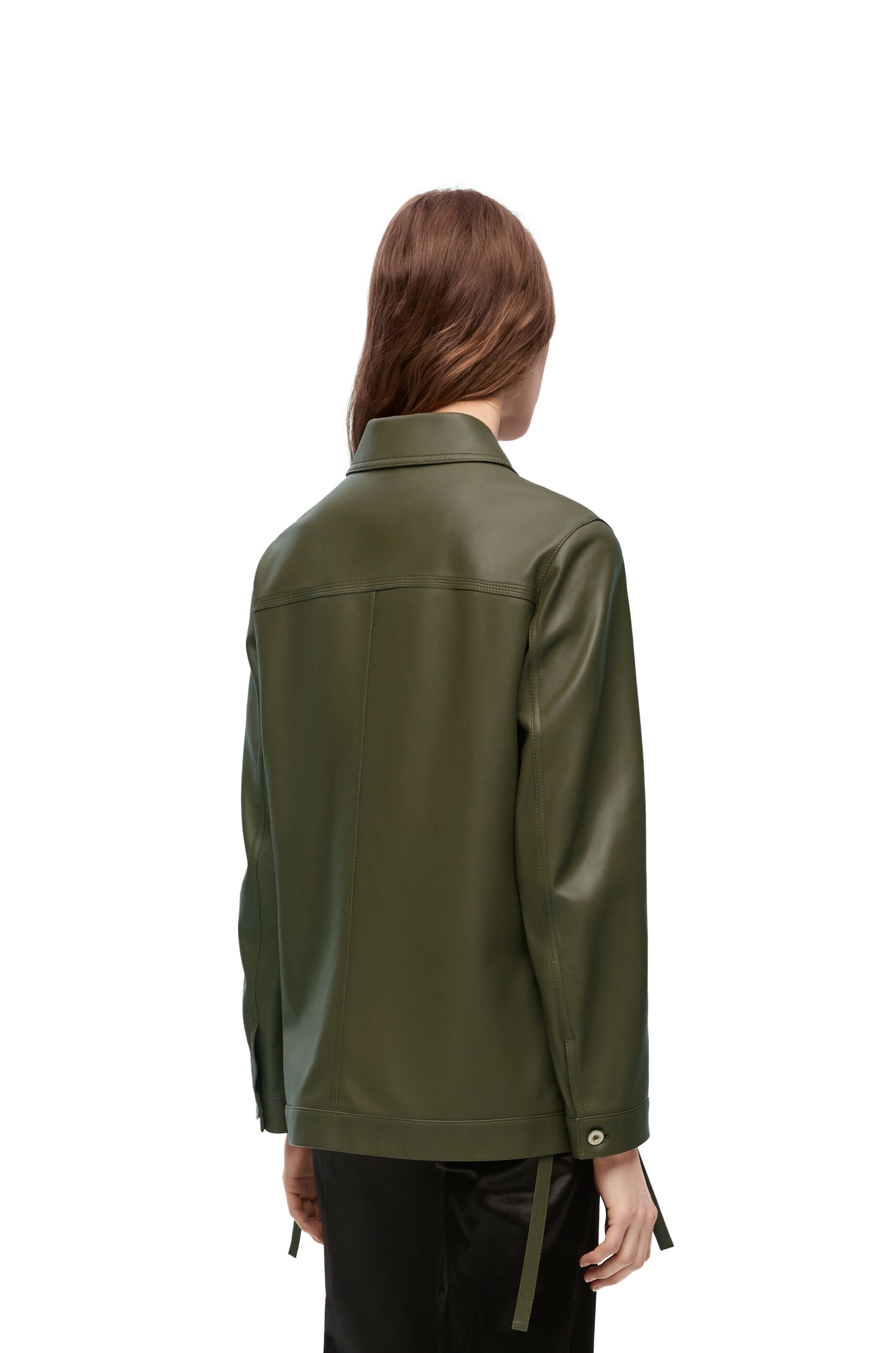 Workwear jacket in nappa lambskin - 4