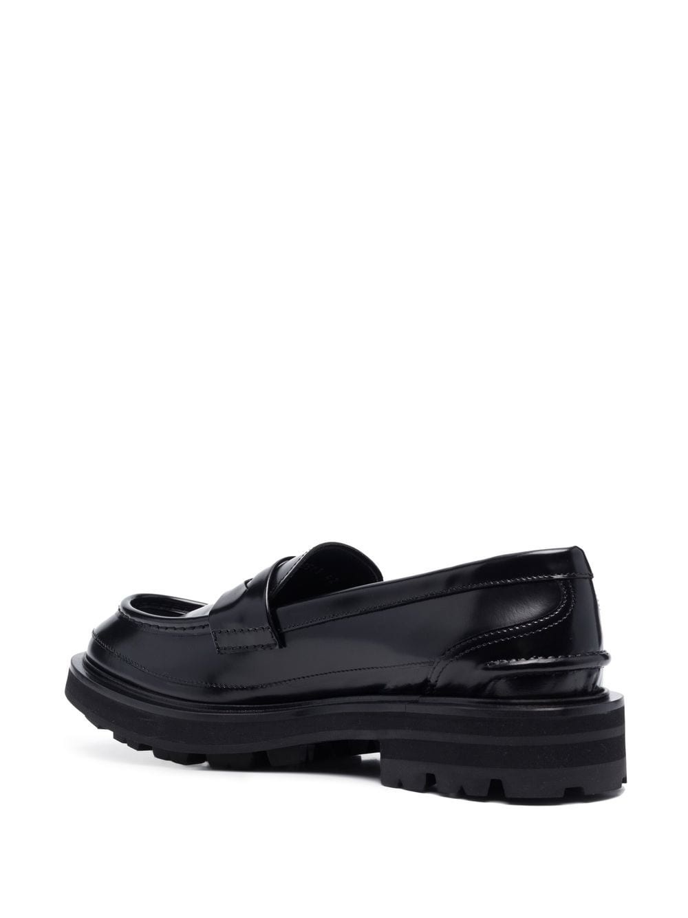 tread-sole penny-slot loafers - 3