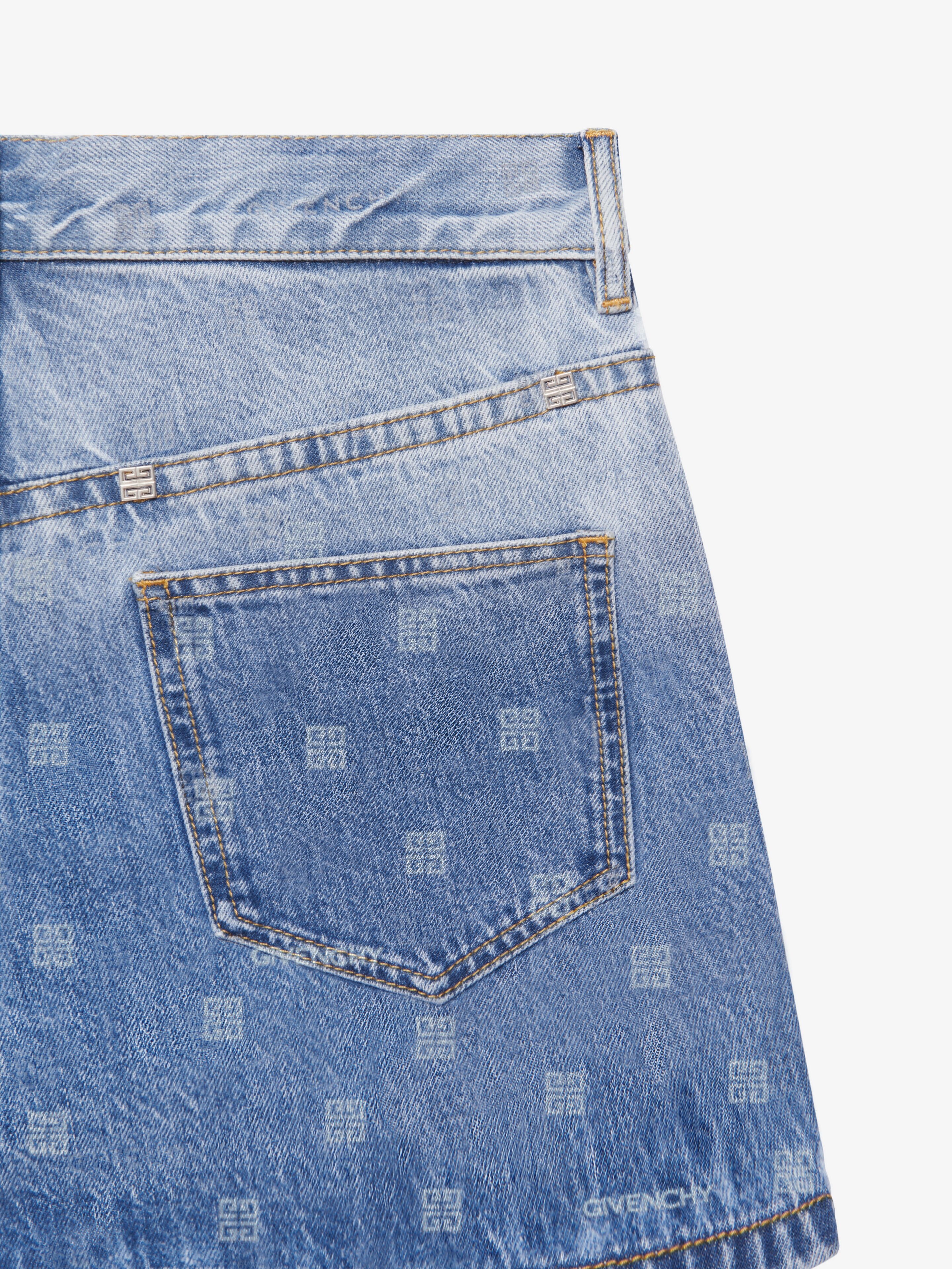 SKIRT IN GIVENCHY 4G DENIM - 6