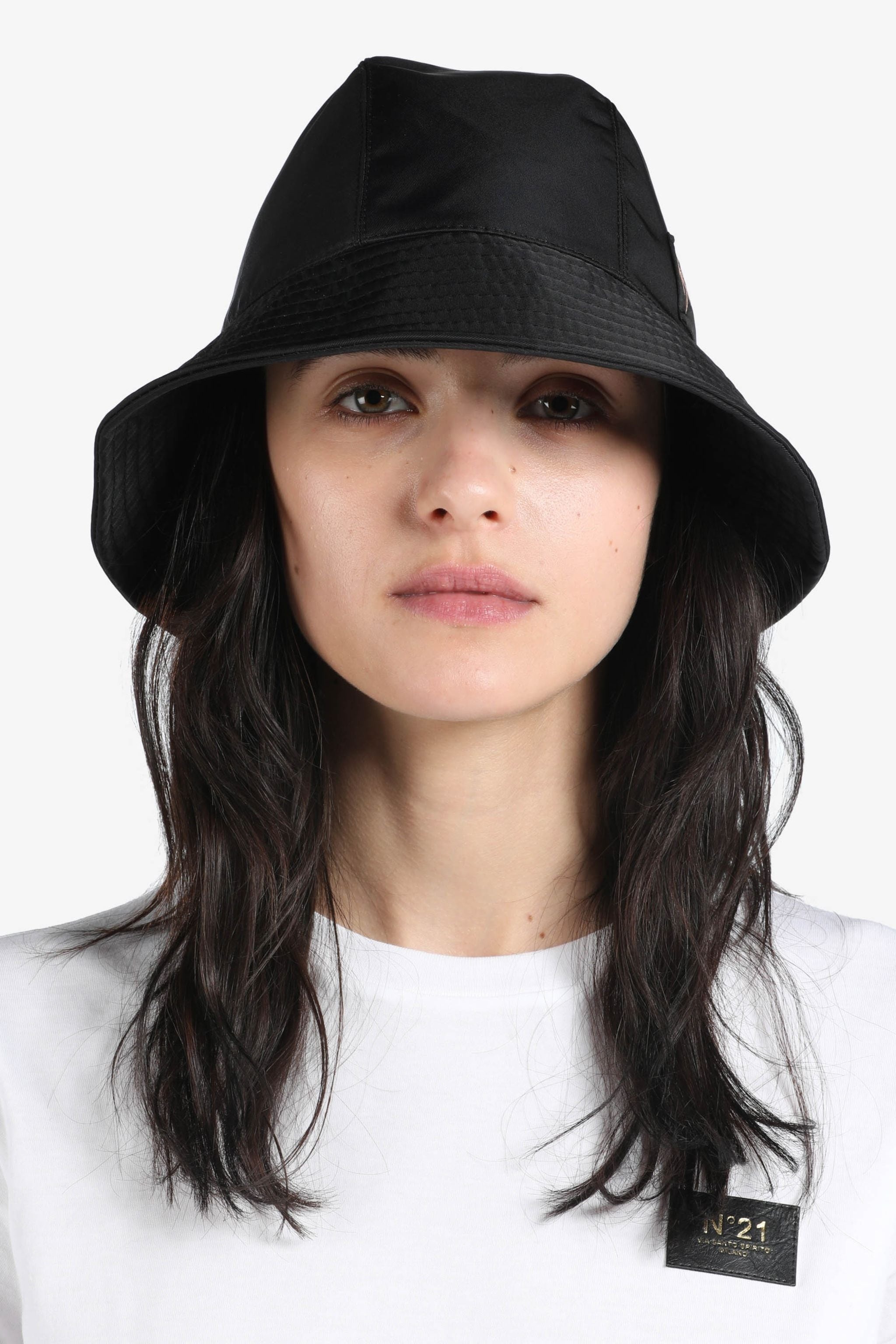 LOGO-PATCH BUCKET HAT - 1