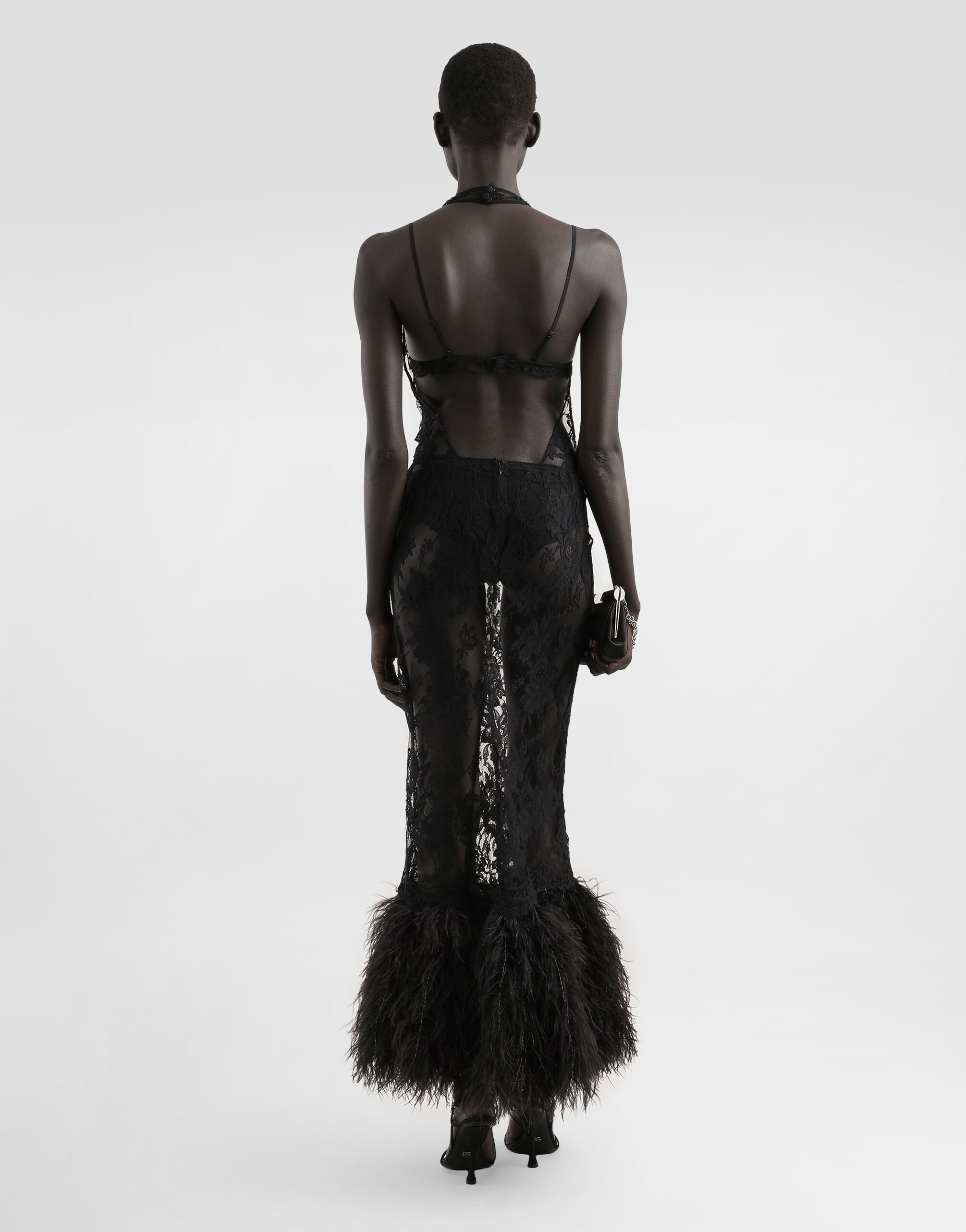 Chantilly lace dress - 3
