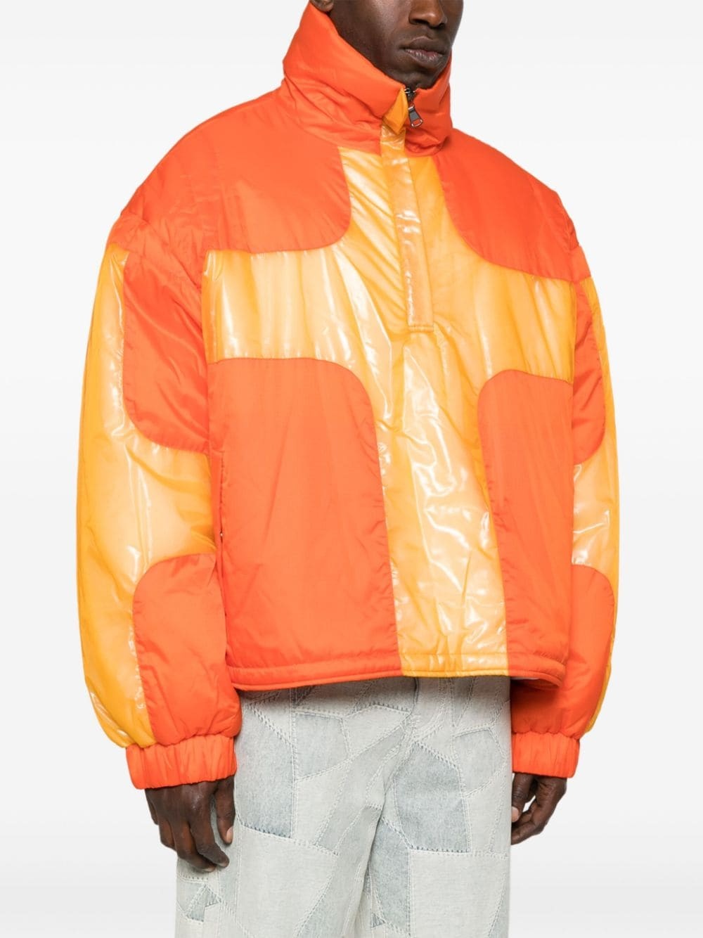 high-neck padded jacket - 3