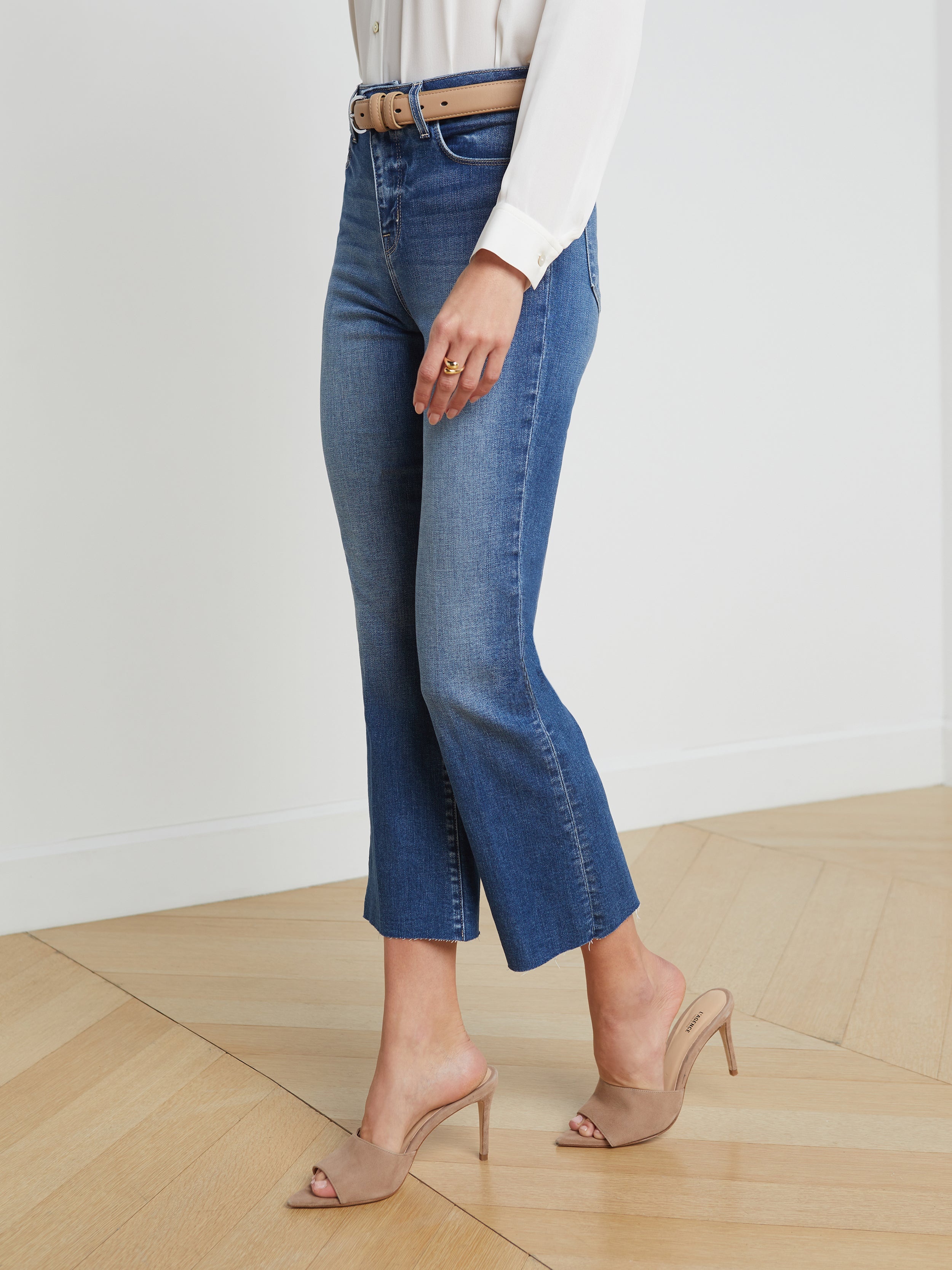 Kendra Cropped Flare Jean - 4