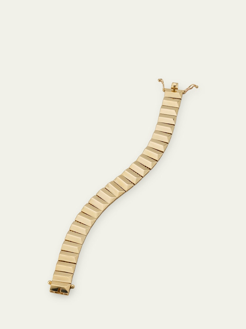 Flash Tile Bracelet in 14K Yellow Gold 3