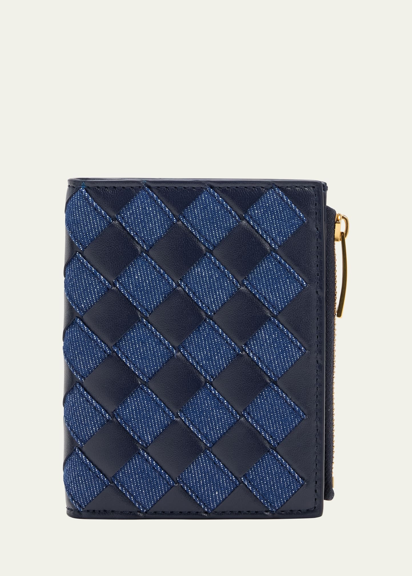 Small Bifold Denim Wallet - 1