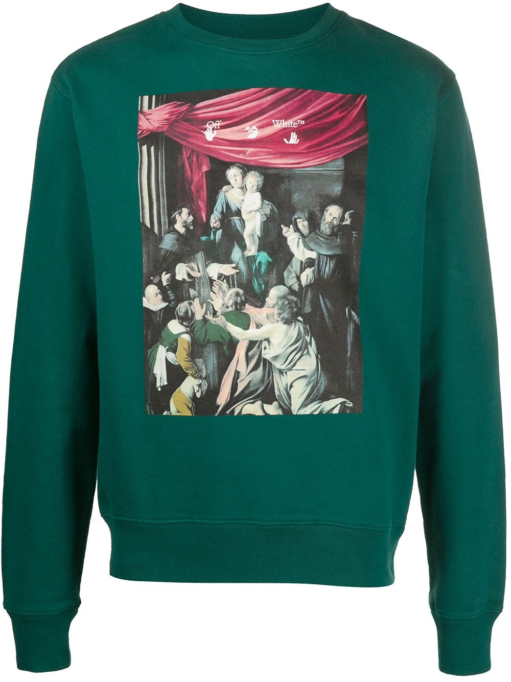 Caravaggio print sweatshirt - 1