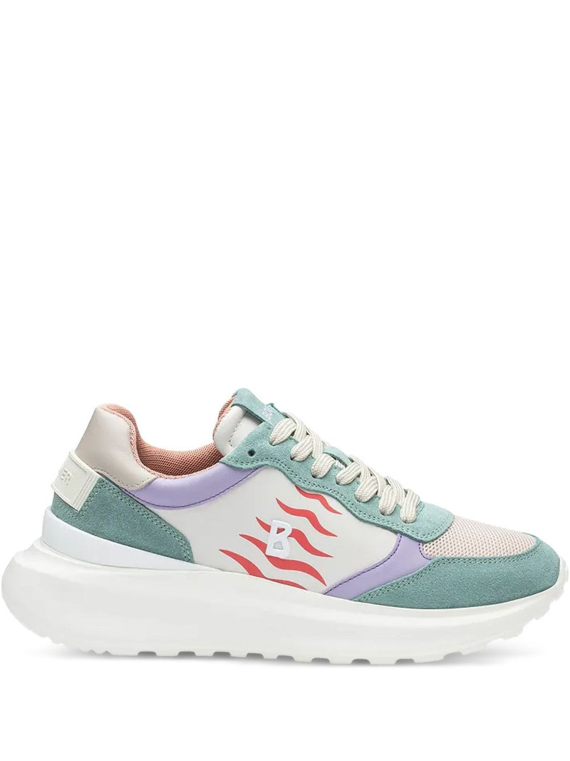 flame-detail sneakers 1