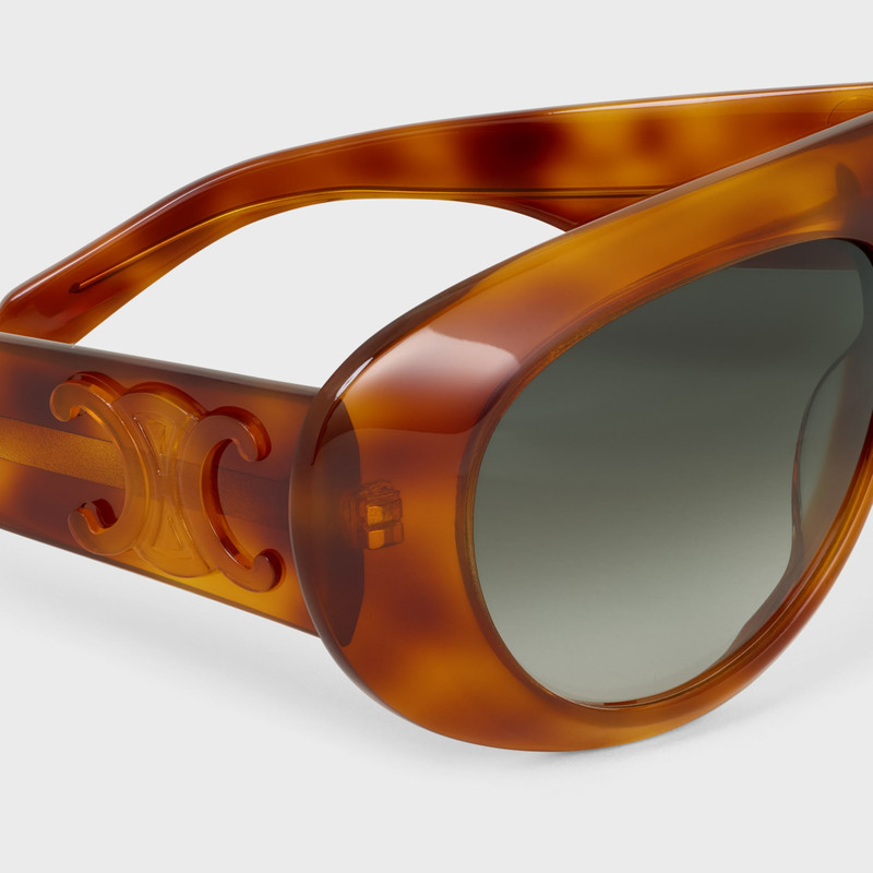 CELINE CL40340U Triomphe Stamp 01 sunglasses in Acetate outlook