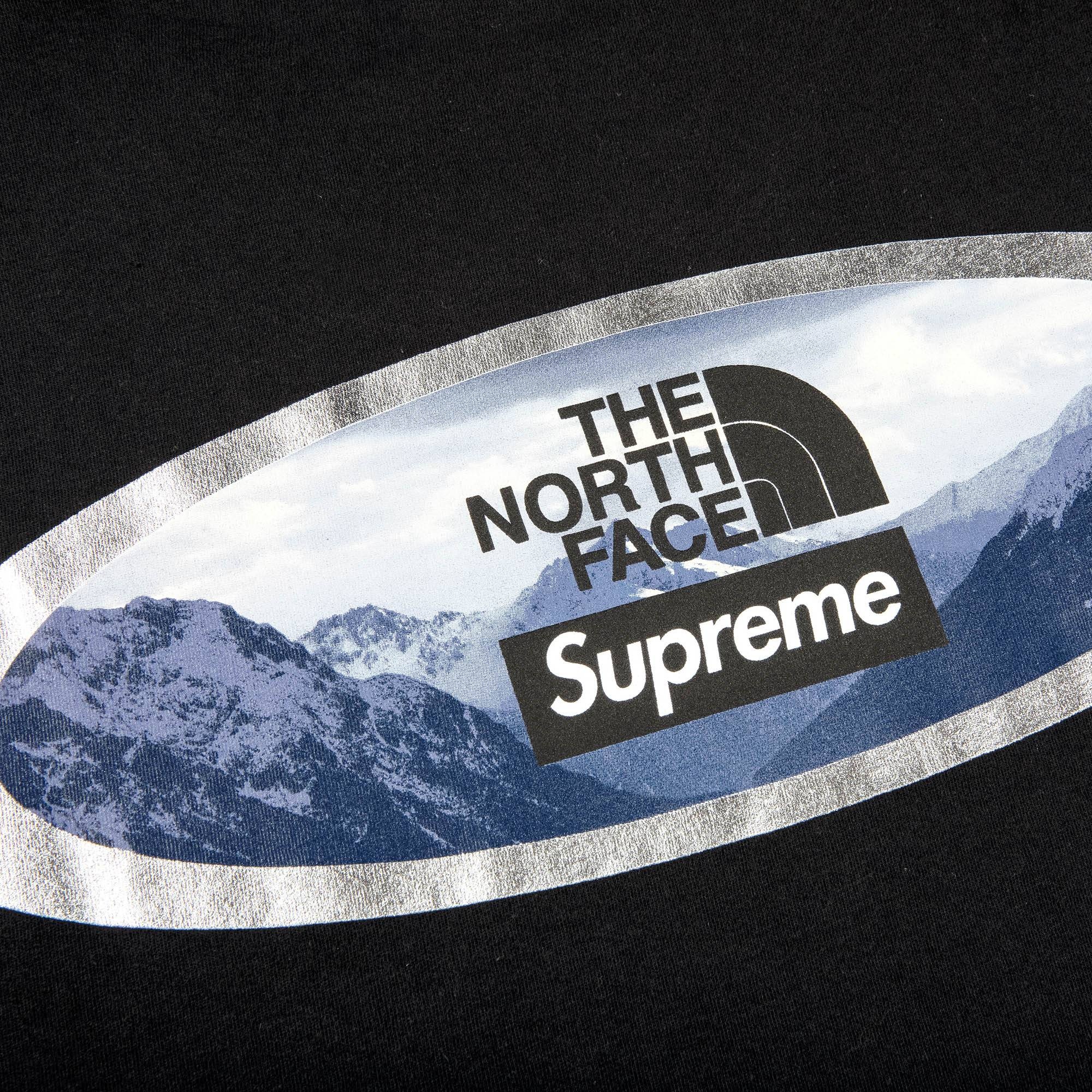 Supreme x The North Face Mountains Tee 'Black' - 3