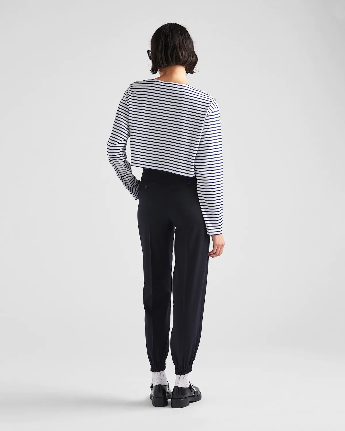 Long-sleeved striped jersey T-shirt - 5