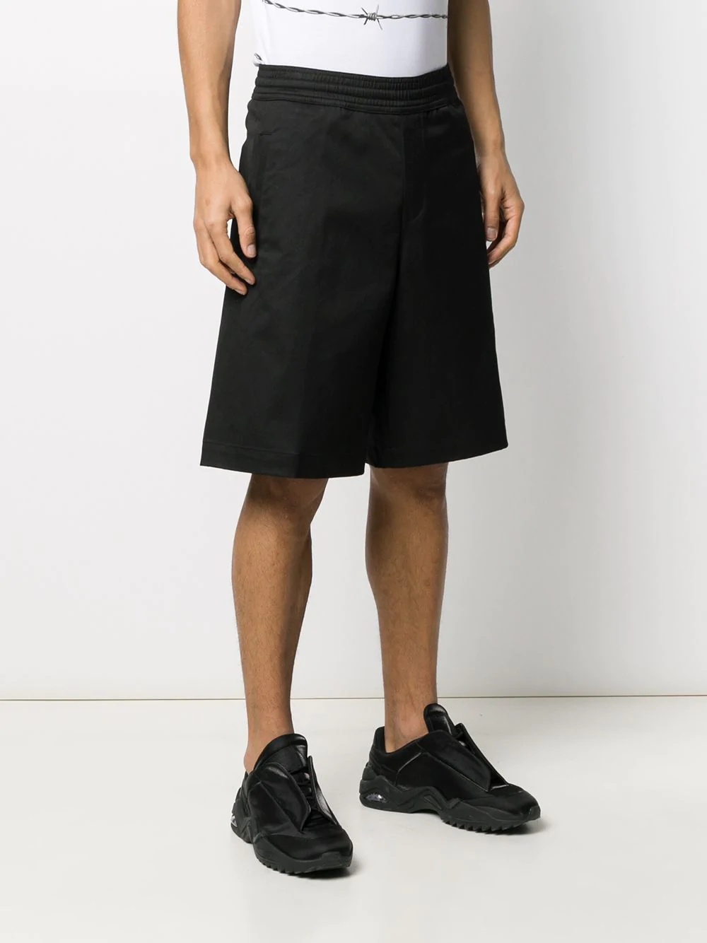 woven track shorts - 3