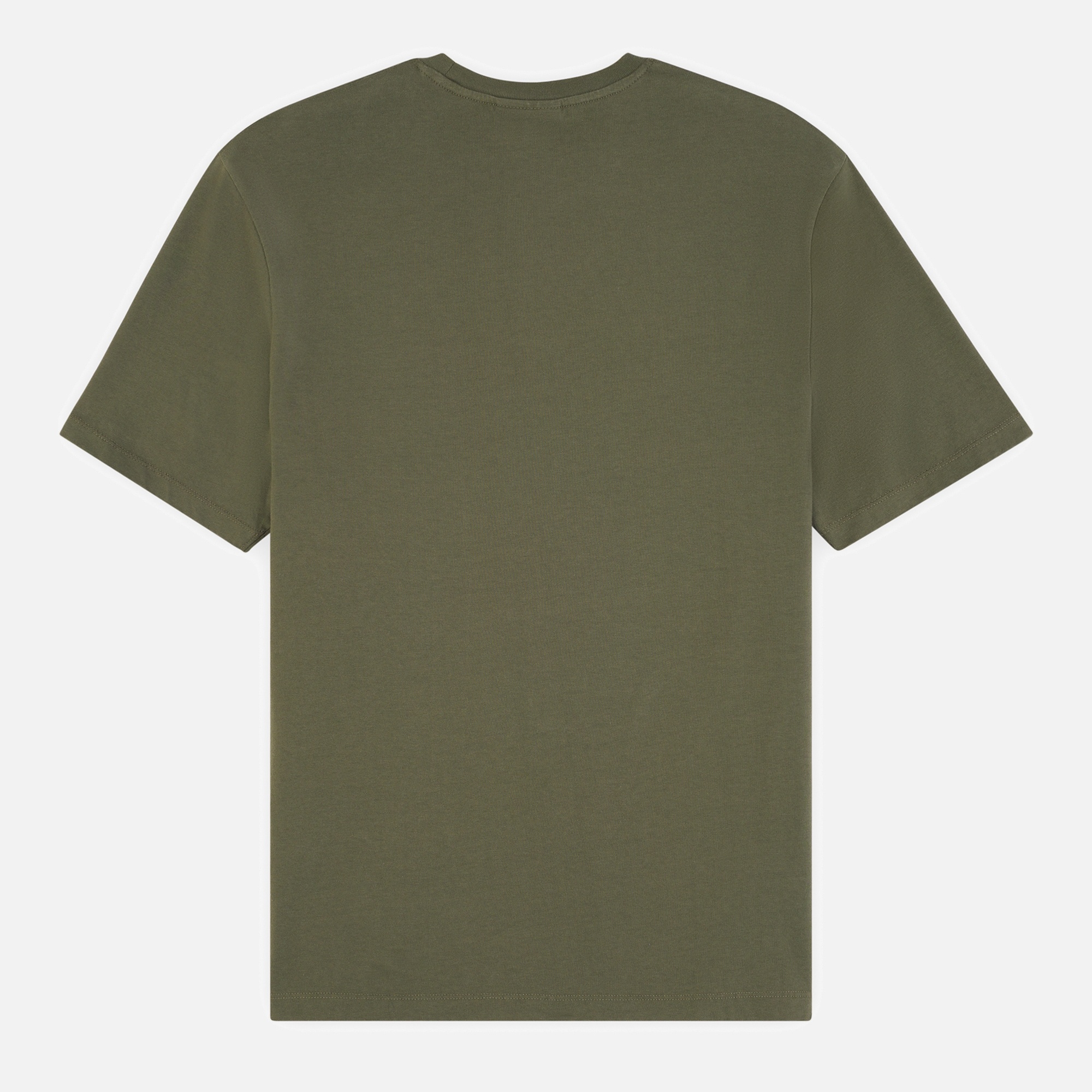 Maison Kitsuné Men's Chillax Fox Patch T-Shirt - Military Green - 2