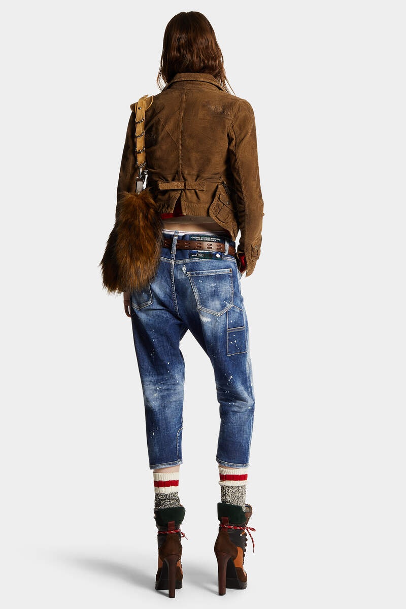 MEDIUM HERITAGE RAMMENDO WASH BABY CARPENTER JEANS - 4