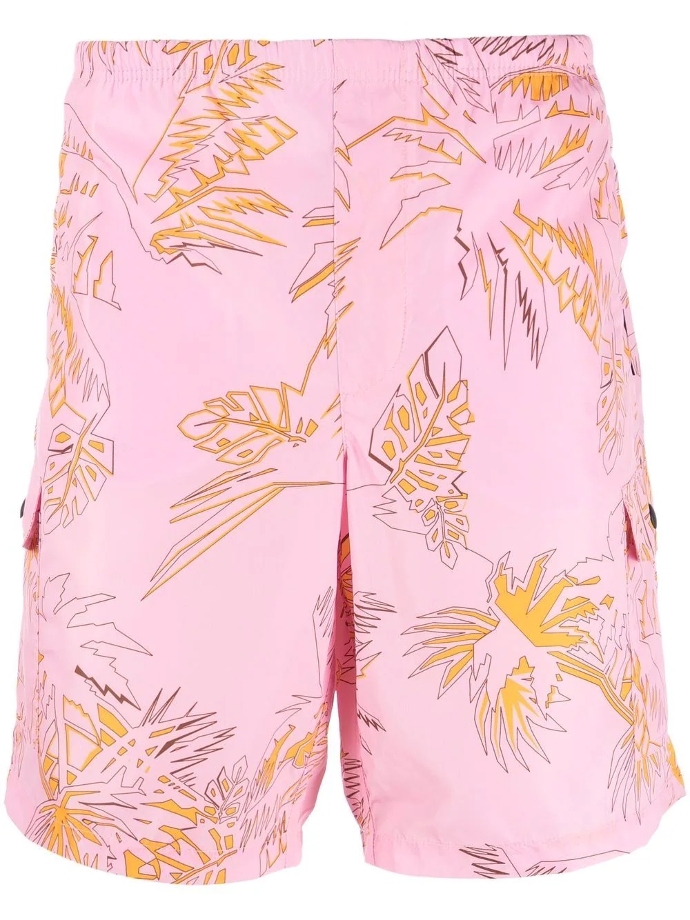 Abstract Palms swim shorts - 1