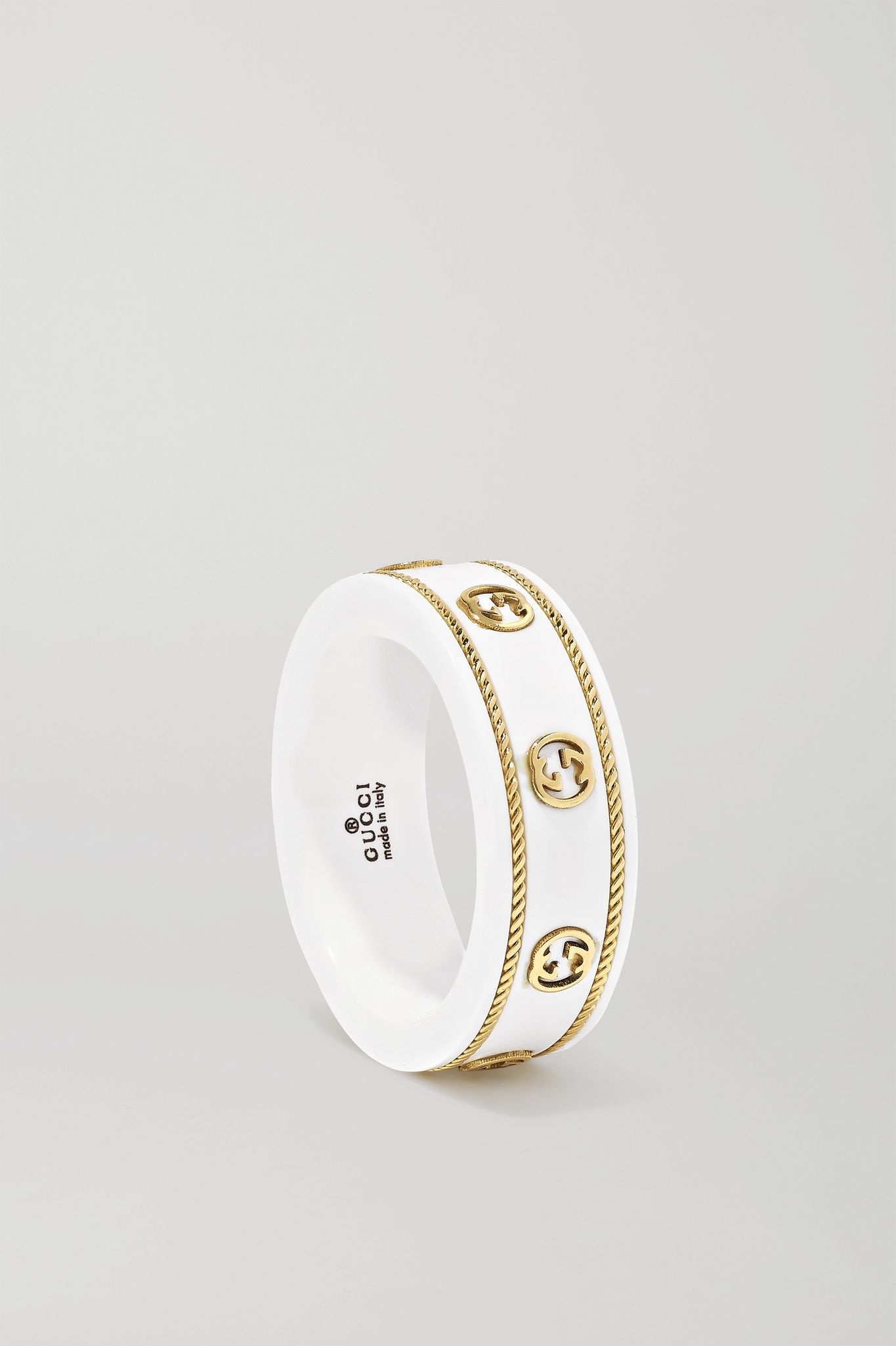 Icon 18-karat gold and zirconia ring - 5