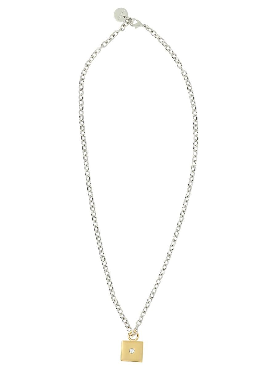 MARNI NECKLACE WITH DIE SHAPED PENDANT - 1