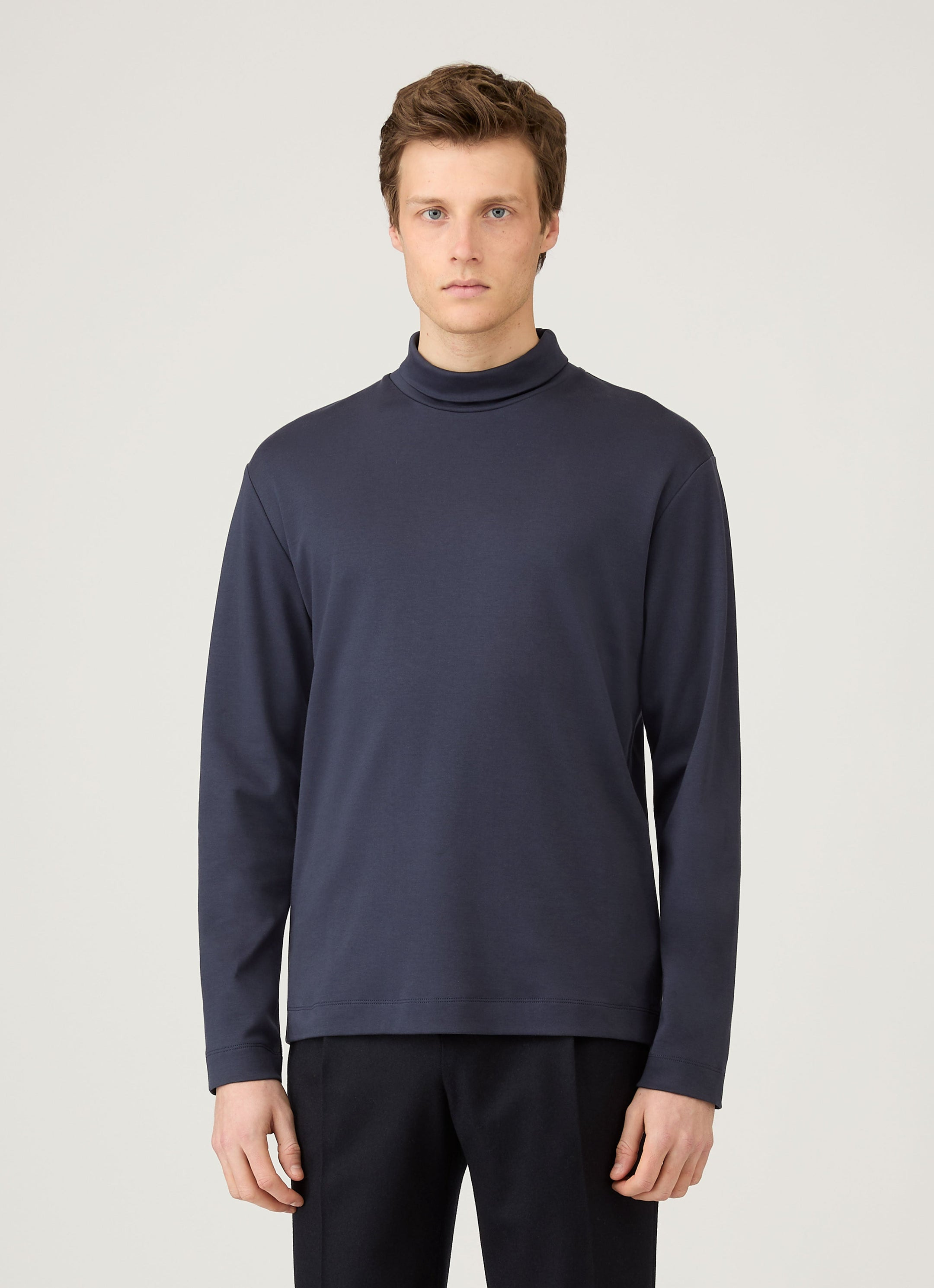 Roll Neck Heavyweight T‑shirt - 2