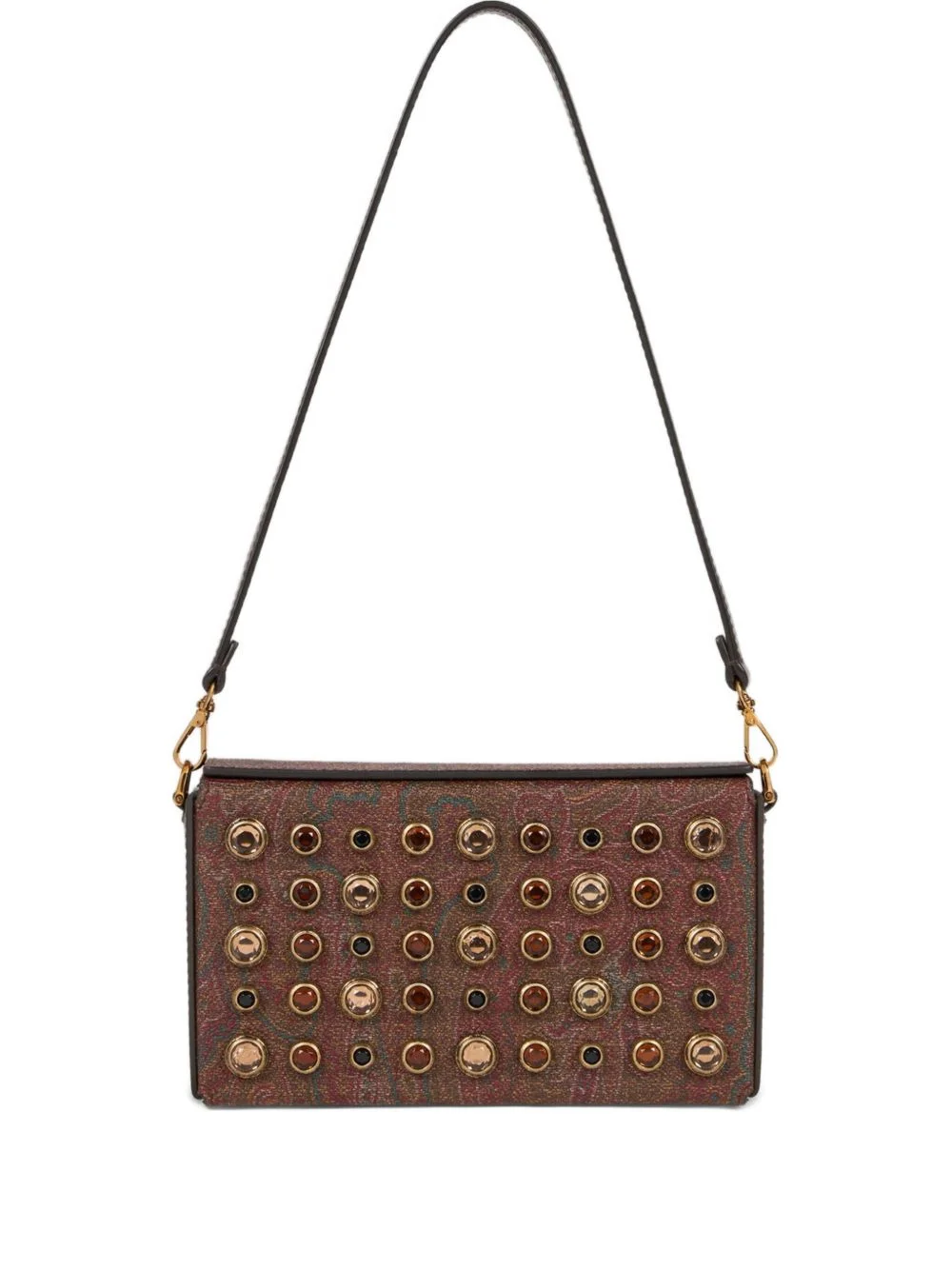 paisley jewl-studs mini bag - 1